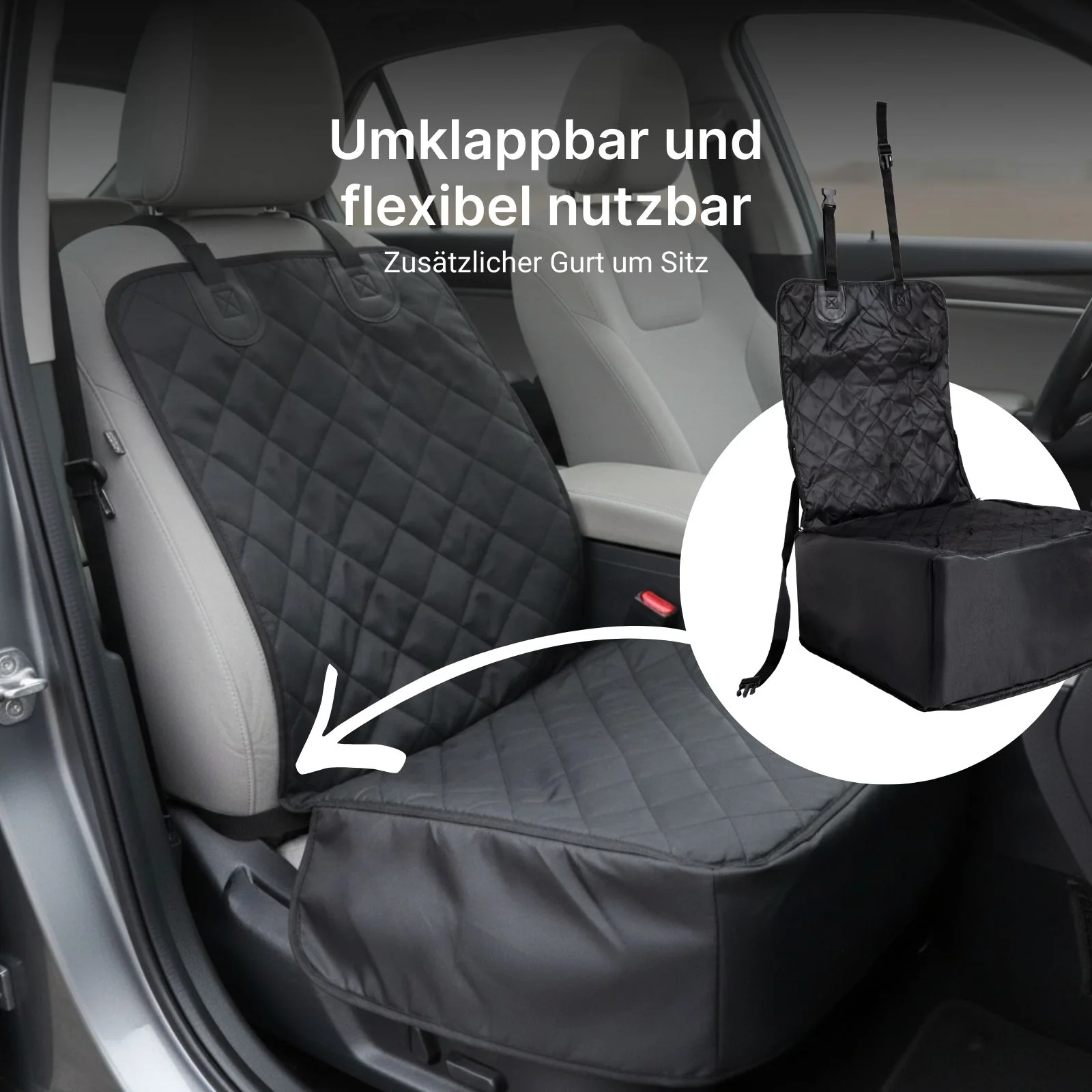 Autositzschondecke Autositz-Hundebox Autositzschutz Hund Sitzschoner - Image 5