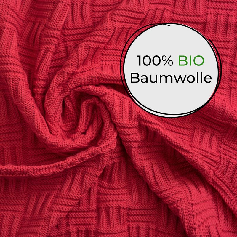 Babydecke Baumwolldecke Kuscheldecke Strickdecke Krabbeldecke - Image 2