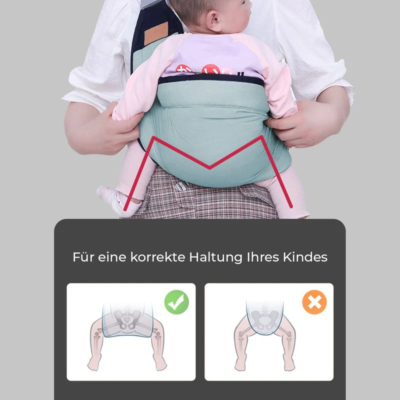 Babytragetuch Babytragehilfe Baby Tragegurt Baby Trageschlinge - Image 5