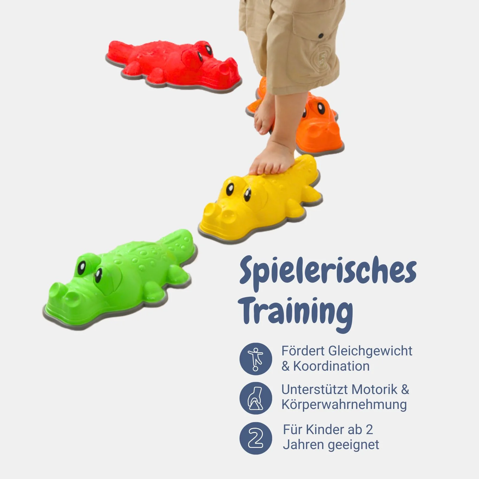 Balanciersteine Balance Trainer Fluss-Steine Balancespiel Trittsteine - Image 3