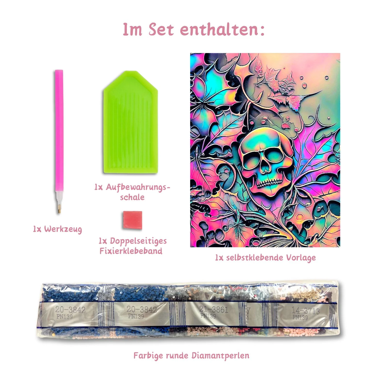 Diamantgemälde DIY-Strasssteinbild Diamantmalerei Diamond Painting Bastelset - Image 3