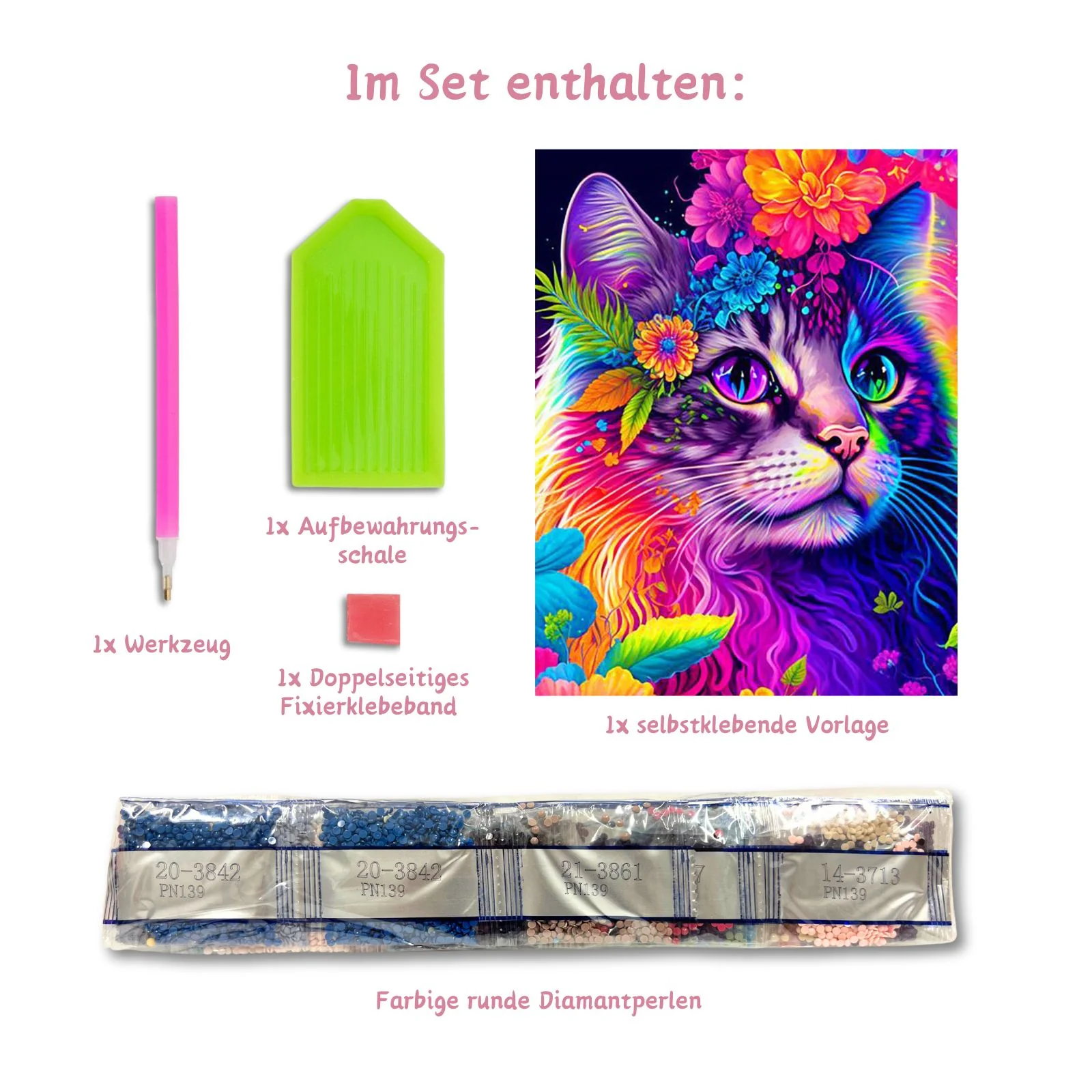 Bastelset Strasssteinbild DIY-Diamantgemälde Diamantmalerei Diamond Painting - Image 3
