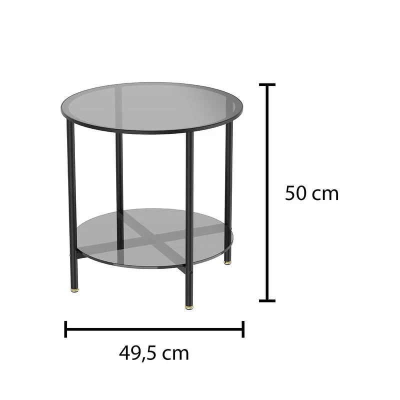 Beistelltisch Wohnzimmertisch Couchtisch Glastisch Sofatisch - Image 3