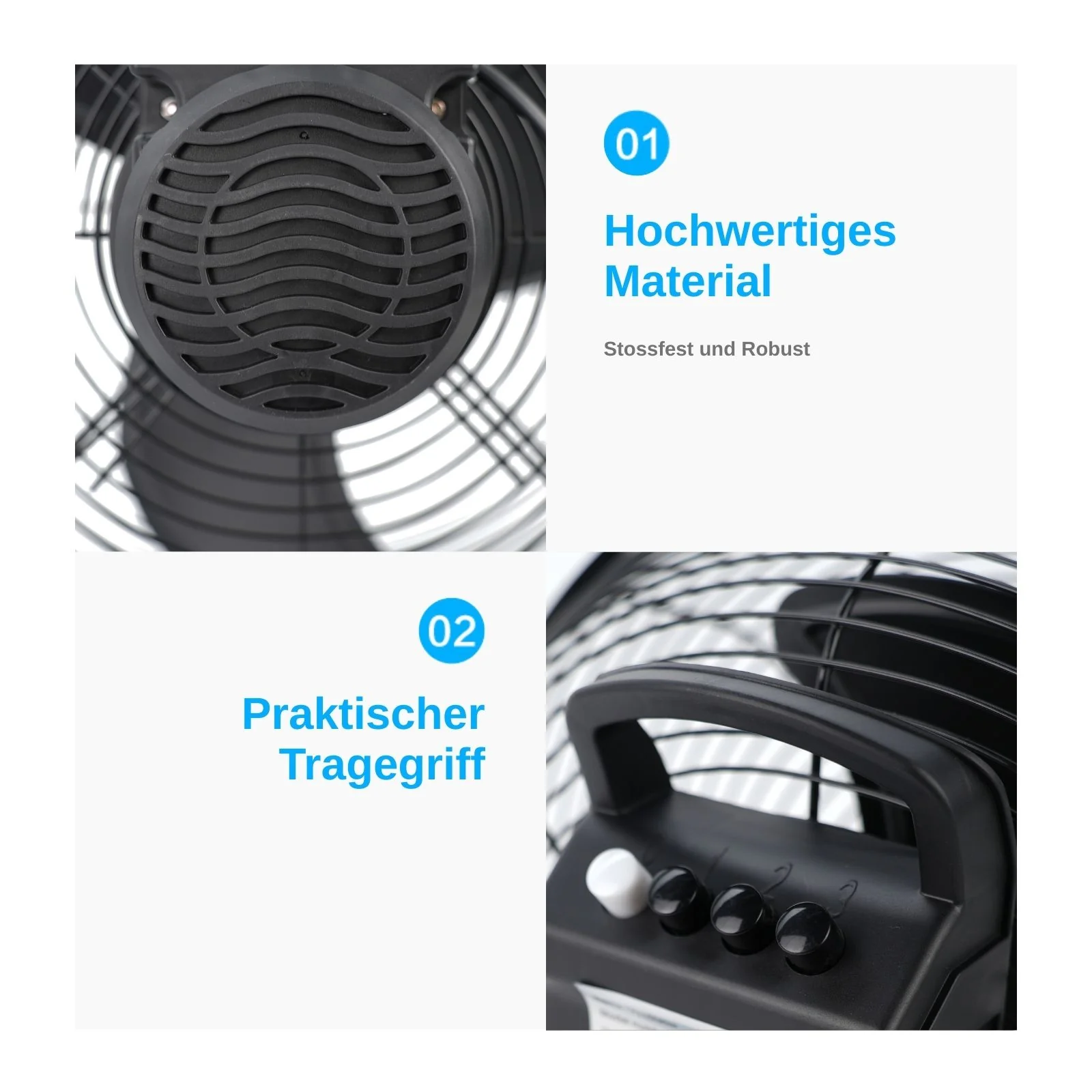 Bodenventilator Standventilator Tischventilator Gebläse Ventilator - Image 3