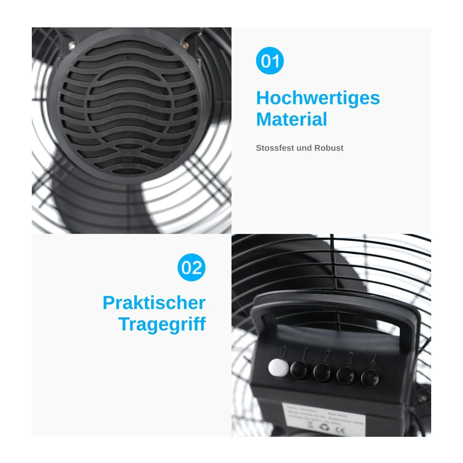 Bodenventilator Tischventilator Standventilator Gebläse Ventilator - Image 3