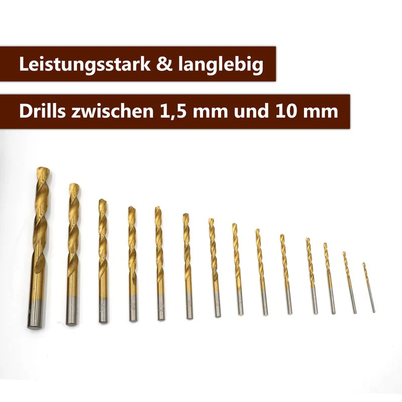 Bohrer Set Drill Set Bohrwerkzeug-Kit Bit Koffer Bohrzubehör-Set - Image 3