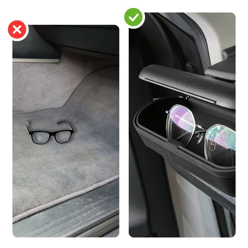 Alternatives Brillenetui für Tesla Model 3 Y Sonnenbrillenhalter für Armaturenbrett - Image 4