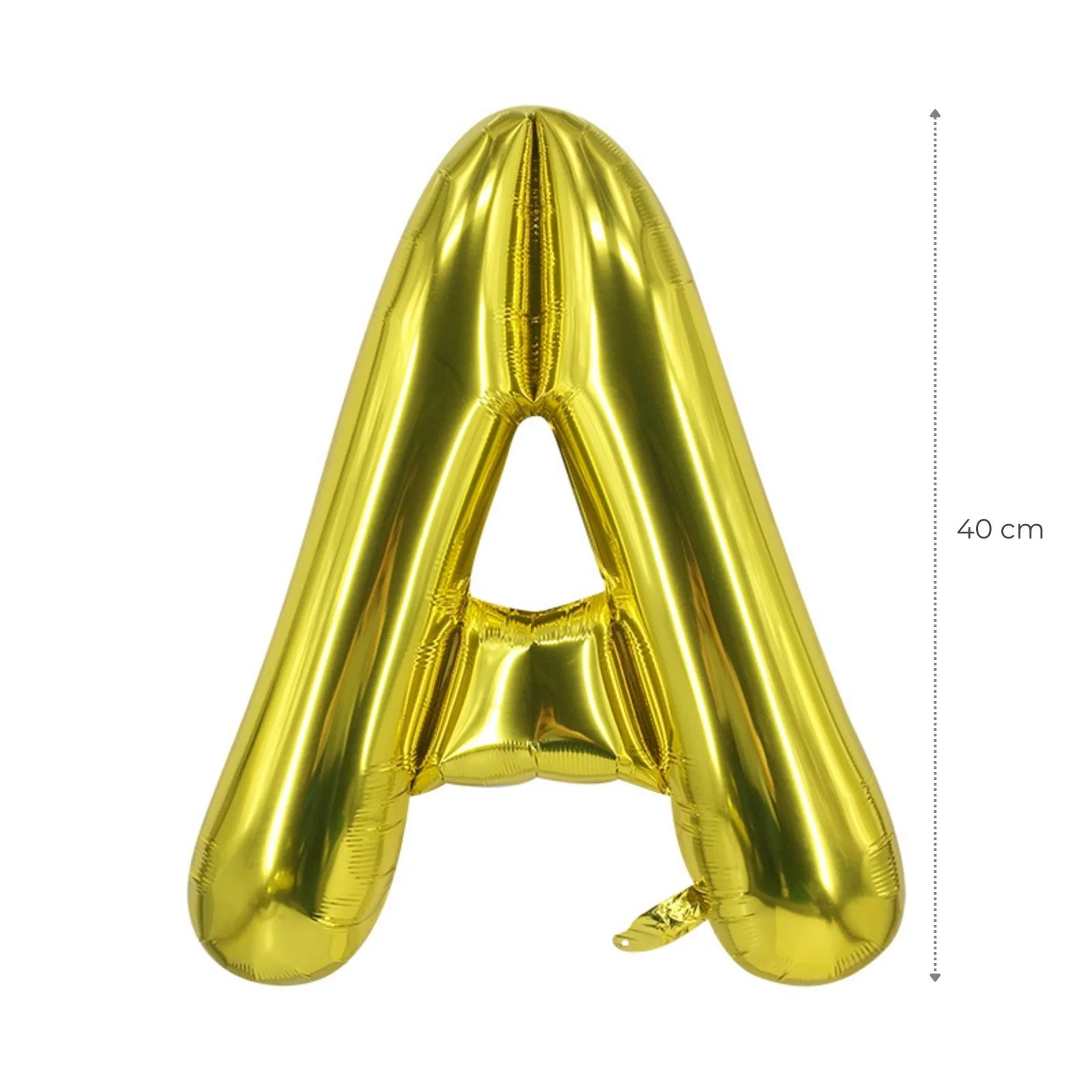 Buchstabenballon A Golden Geburtstagsparty Ballon Folienballon 40cm - Image 2