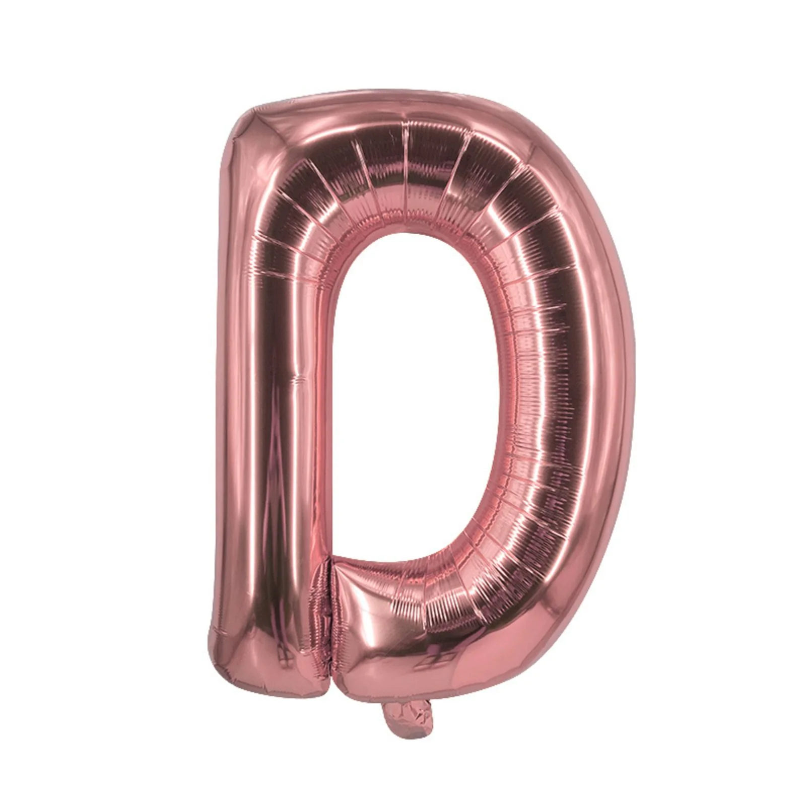 Buchstabenballon D Roségold Geburtstagsparty Ballon Folienballon 80cm