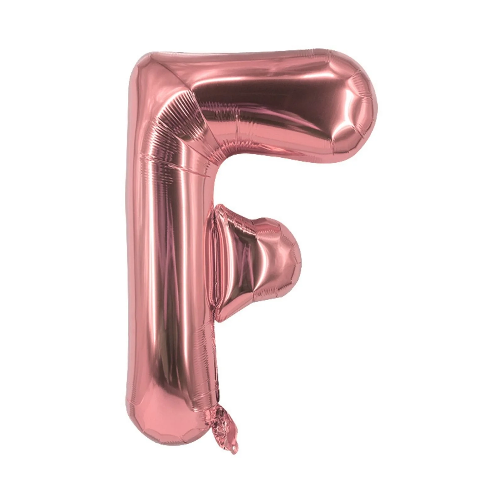 Buchstabenballon F Roségold Geburtstagsparty Ballon Folienballon 80cm