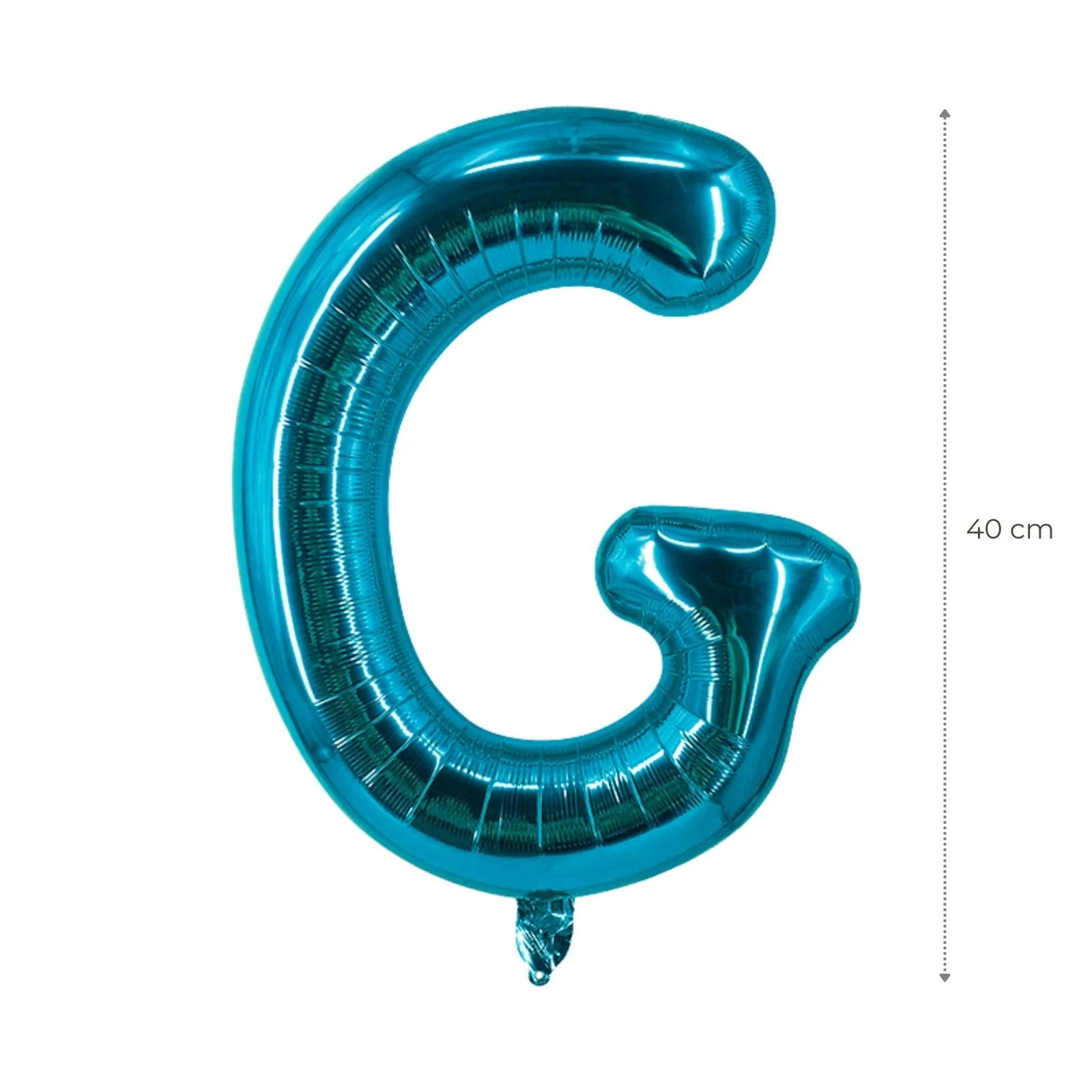 Buchstabenballon G Blau Geburtstagsparty Ballon Folienballon 40cm - Image 2