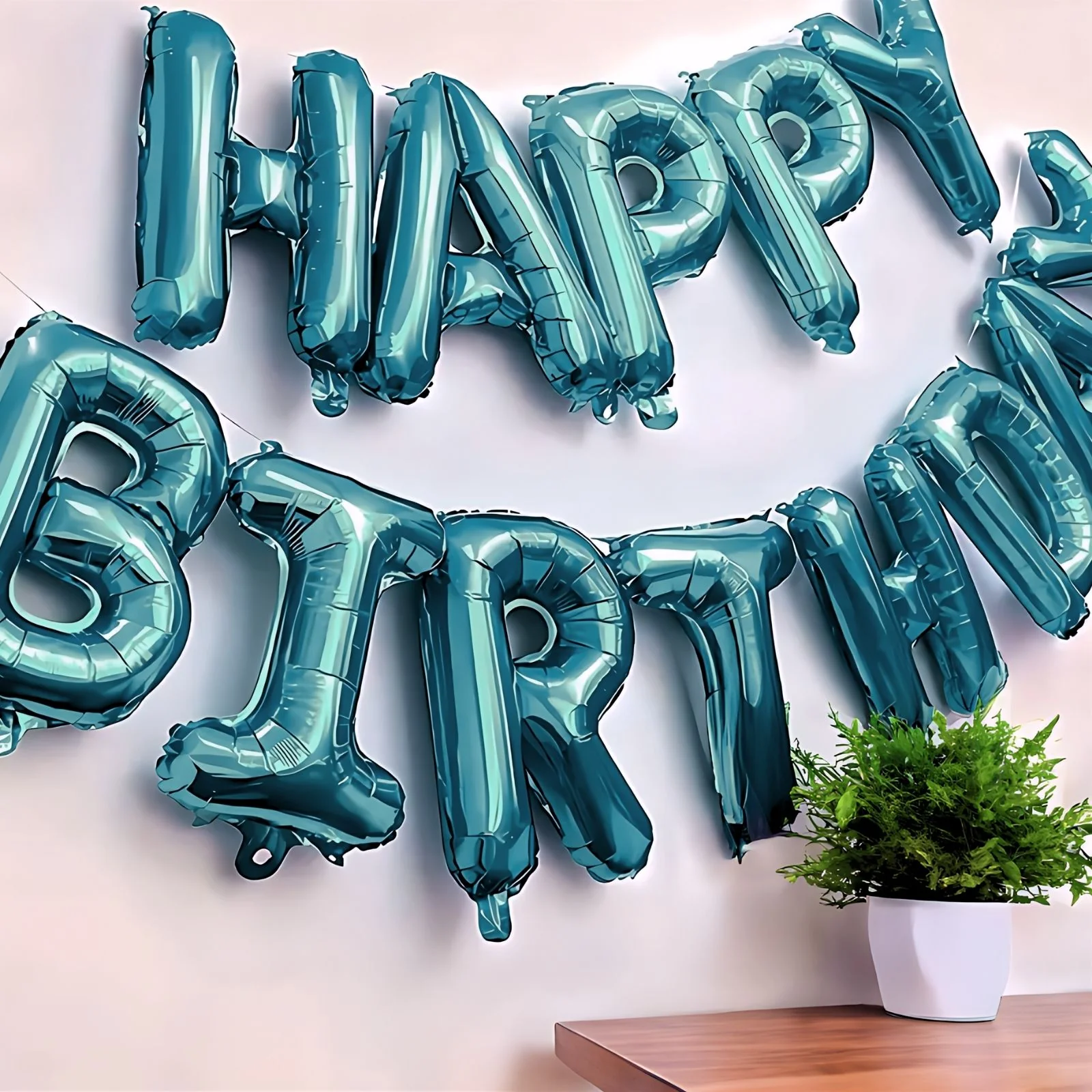 Buchstabenballon G Blau Geburtstagsparty Ballon Folienballon 40cm - Image 3