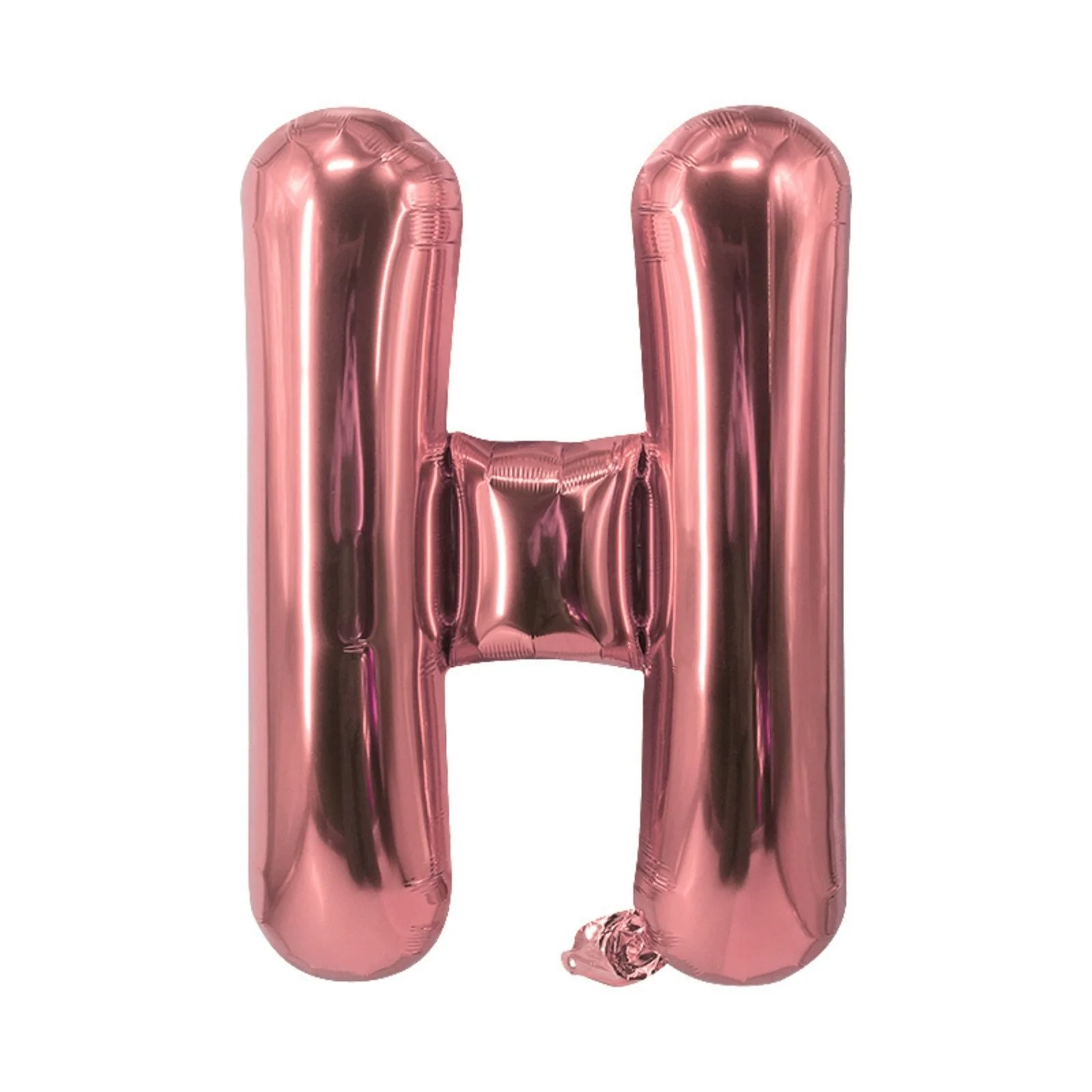 Buchstabenballon H Roségold Geburtstagsparty Ballon Folienballon 80cm