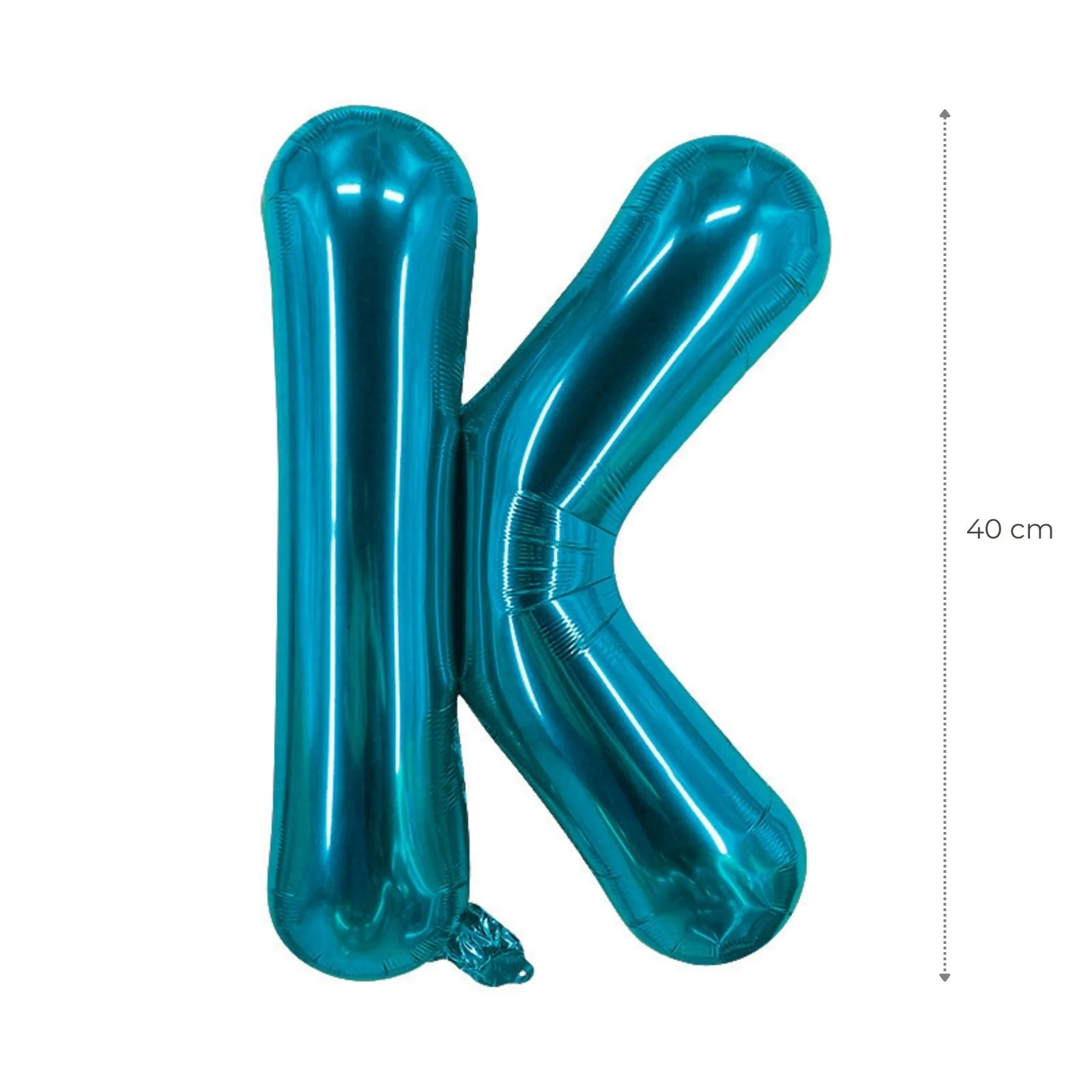 Buchstabenballon K Blau Geburtstagsparty Ballon Folienballon 40cm - Image 2