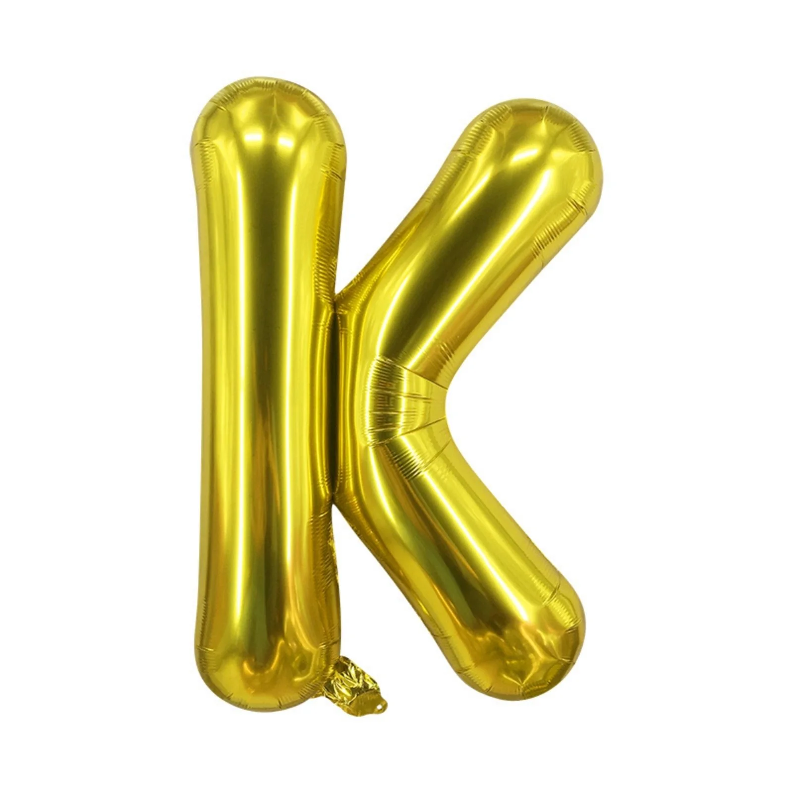 Buchstabenballon K Golden Geburtstagsparty Ballon Folienballon 80cm