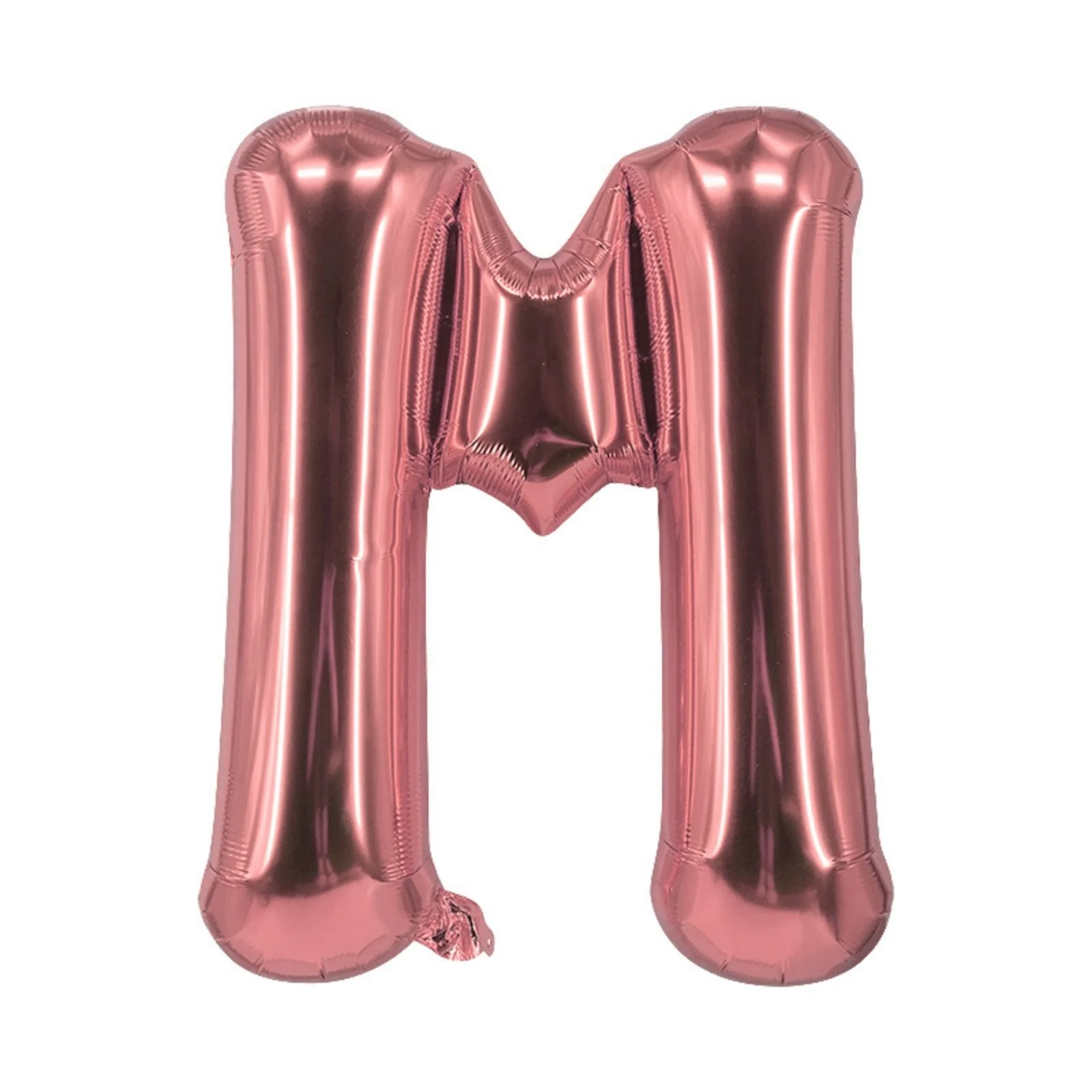Buchstabenballon M Roségold Geburtstagsparty Ballon Folienballon 80cm