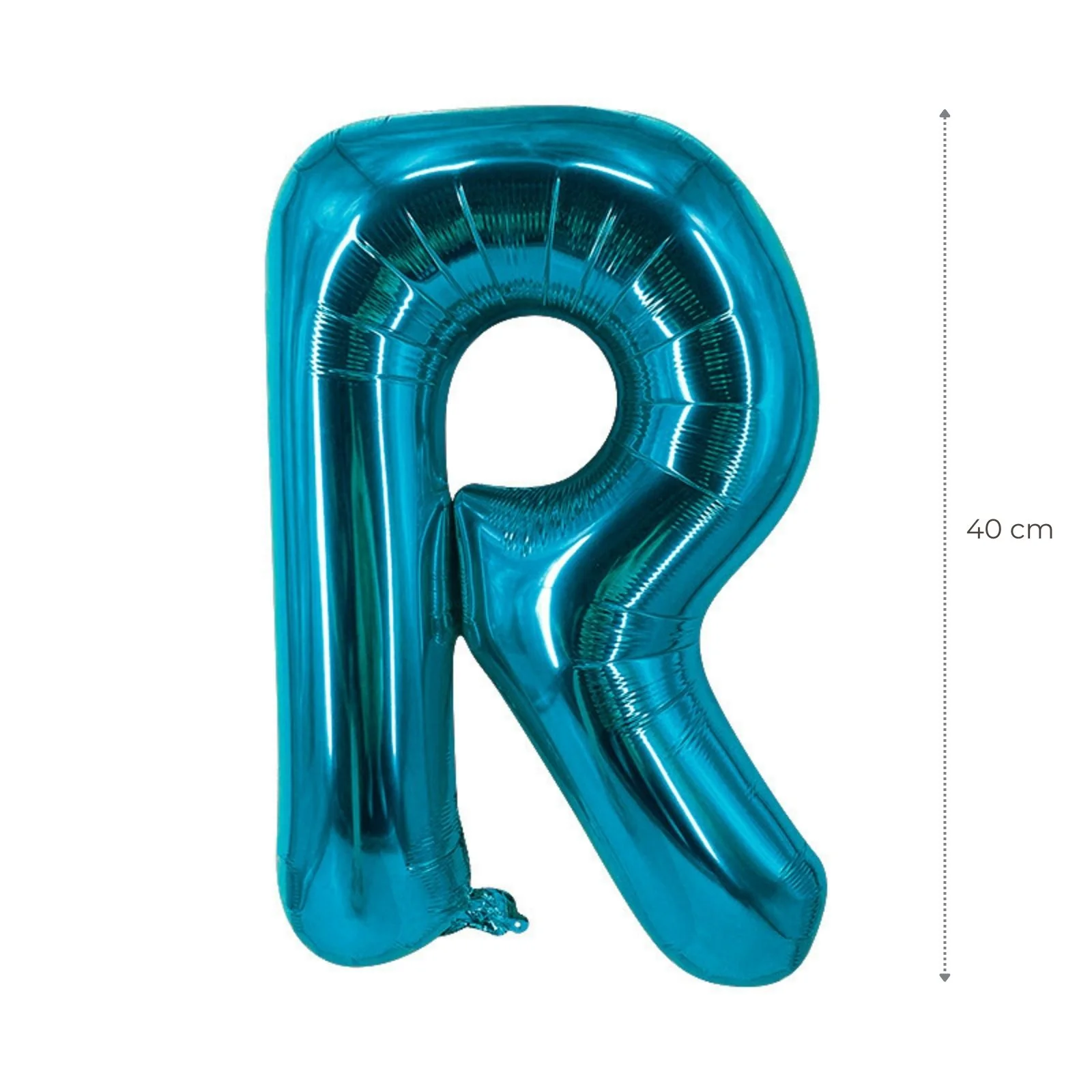Buchstabenballon R Blau Geburtstagsparty Ballon Folienballon 40cm - Image 2