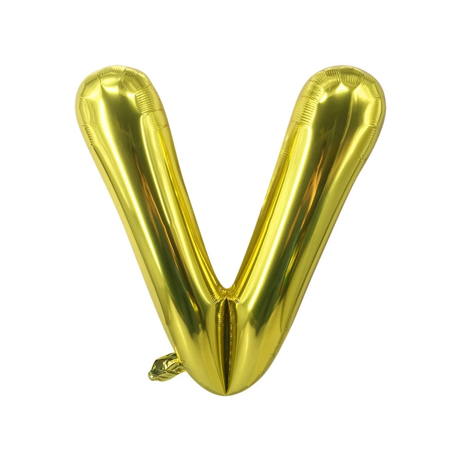 Buchstabenballon V Golden Geburtstagsparty Ballon Folienballon 40cm