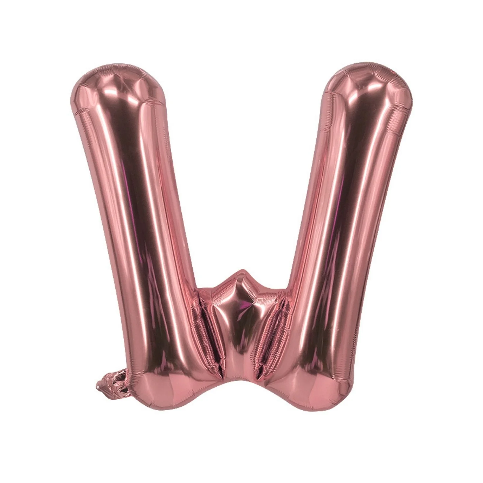 Buchstabenballon W Roségold Geburtstagsparty Ballon Folienballon 80cm