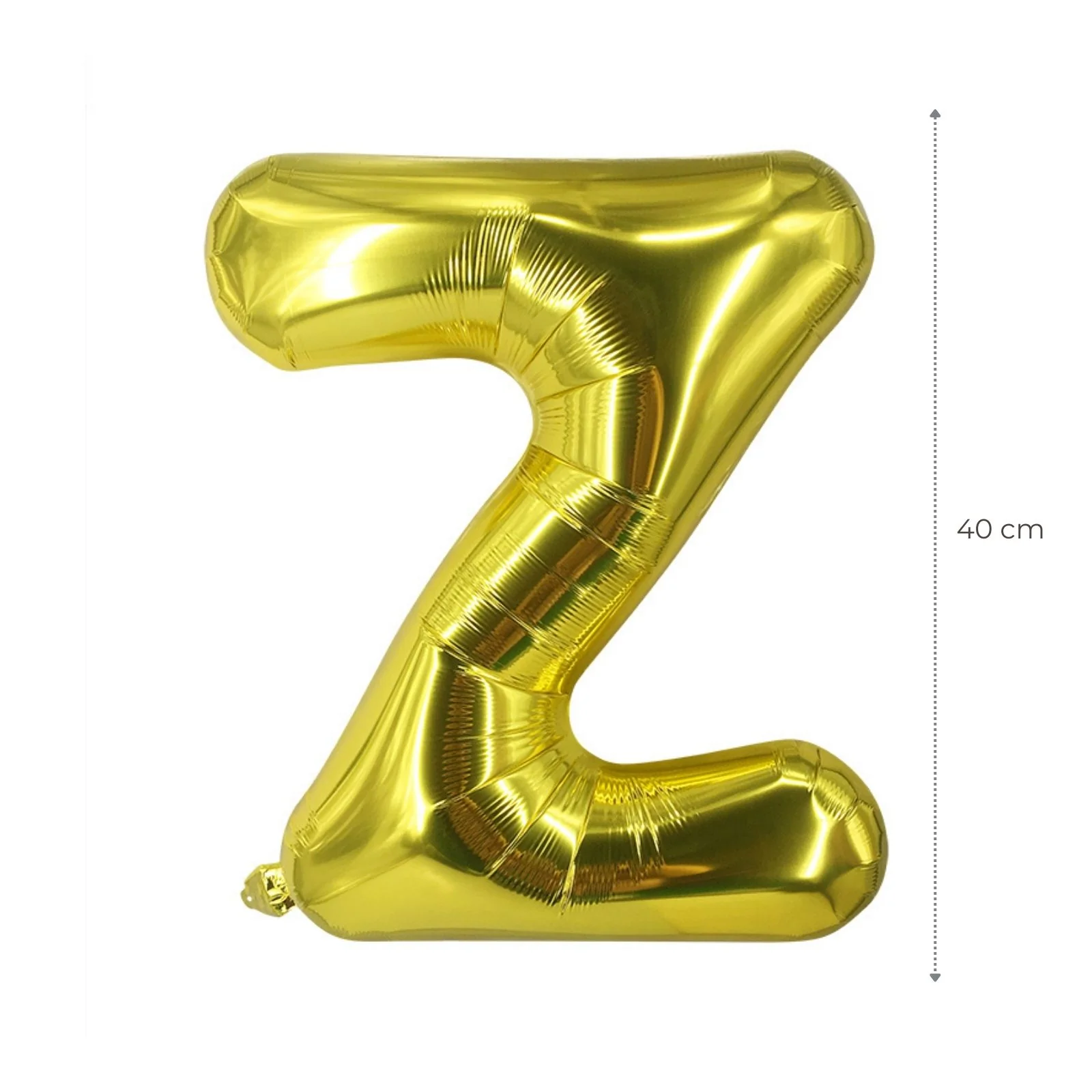 Buchstabenballon Z Golden Geburtstagsparty Ballon Folienballon 40cm - Image 2