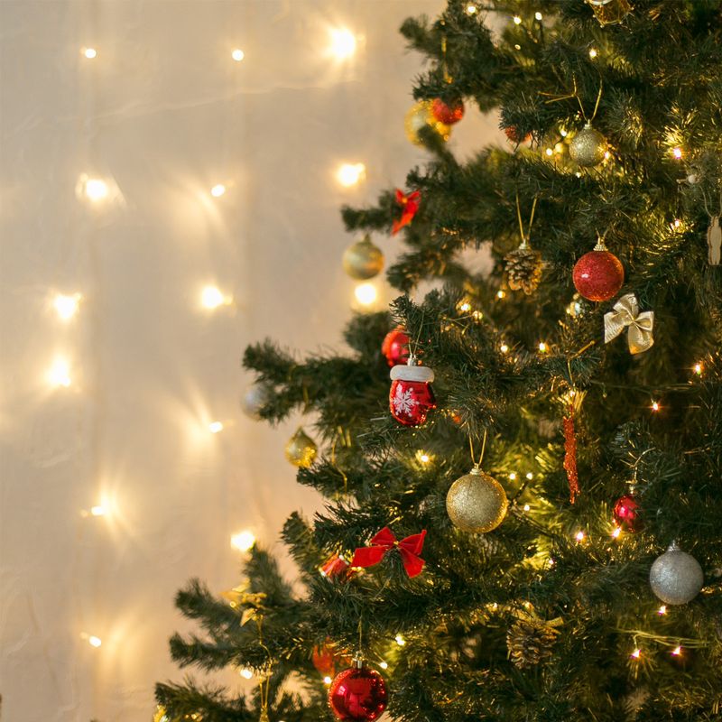 Christbaum-Rock Baumrock-Matte Weihnachtsbaumdecke Tannenbaum-Teppich - Image 7