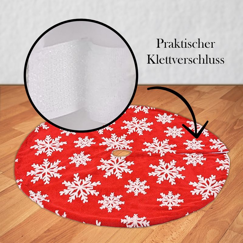 Christbaum-Rock Weihnachtsbaumdecke Tannenbaum-Teppich Baumrock-Matte - Image 3