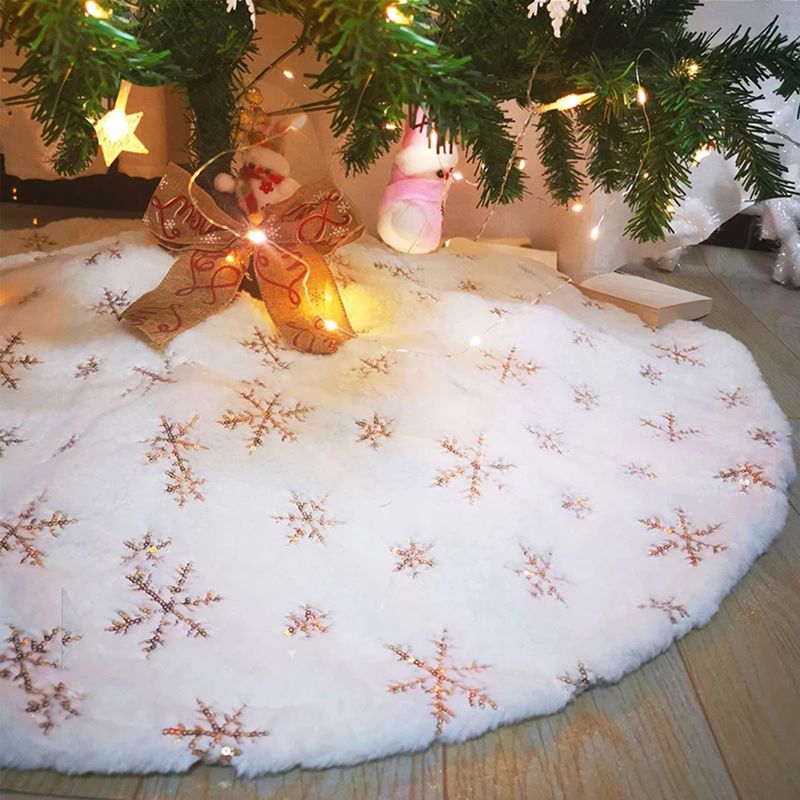 Christbaum-Rock Weihnachtsbaumdecke Tannenbaum-Teppich Baumrock-Matte - Image 3