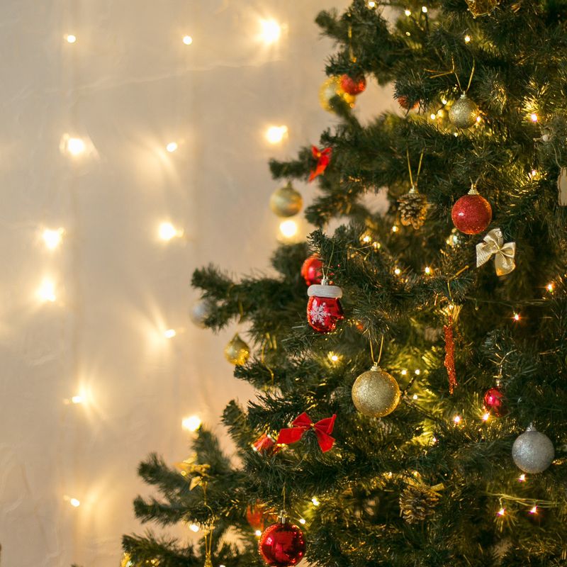 Christbaum-Rock Weihnachtsbaumdecke Tannenbaum-Teppich Baumrock-Matte - Image 5