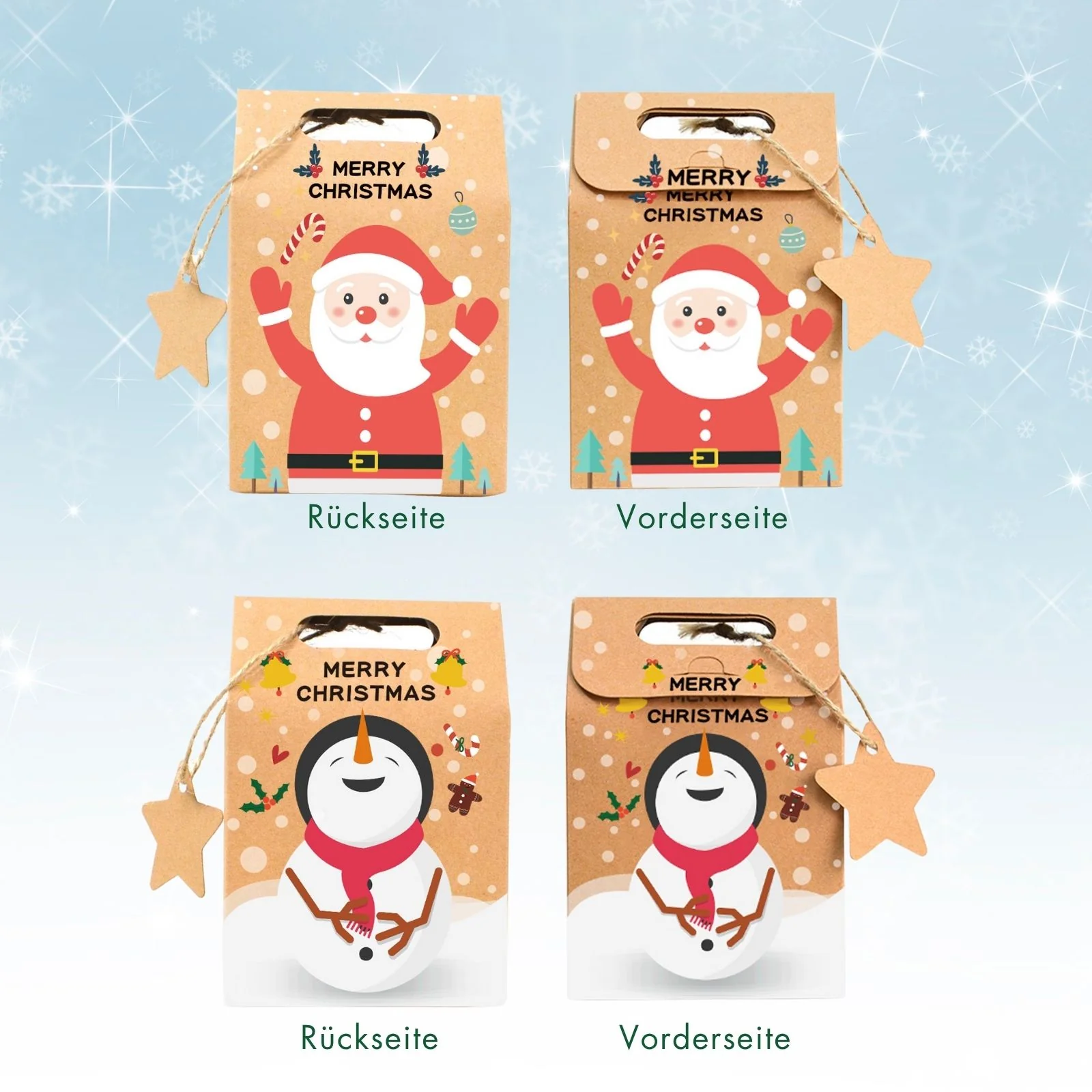 DIY Adventskalender Adventskalender-Säckli Weihnachts-Tüten Tütenset - Image 5