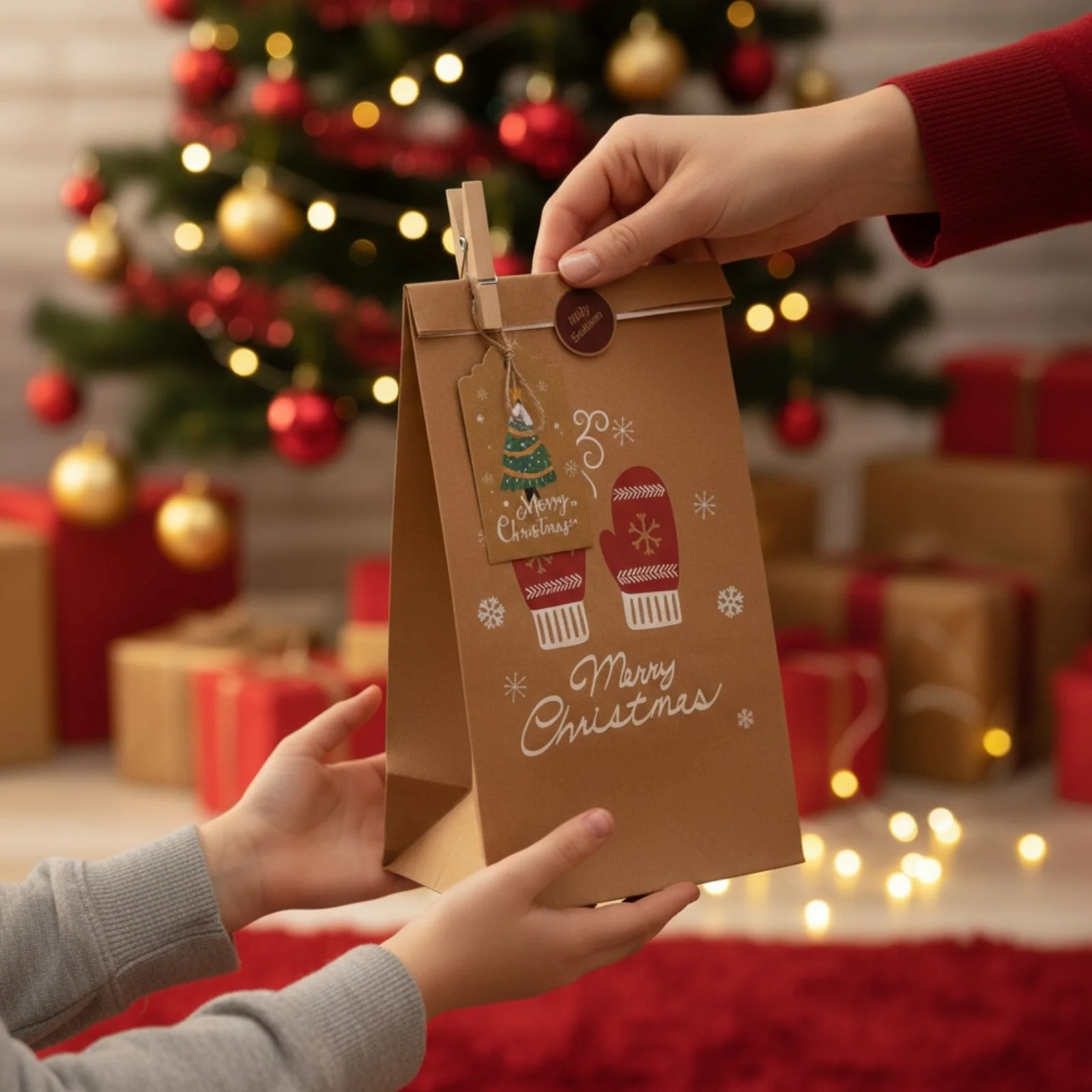 DIY Adventskalender Weihnachts-Tüten Adventskalender-Säckli Tütenset - Image 8