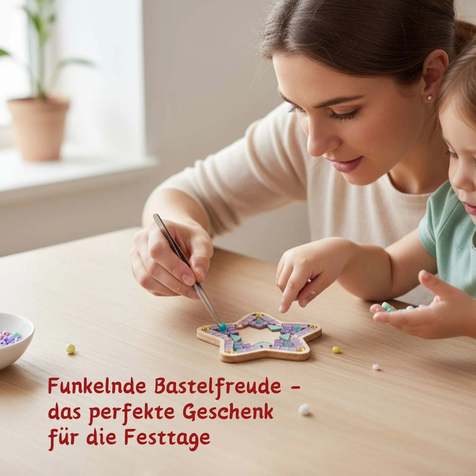 DIY-Mosaik-Bastelset Saturn Mosaik-Untersetzer Stern-Untersetzer - Image 4