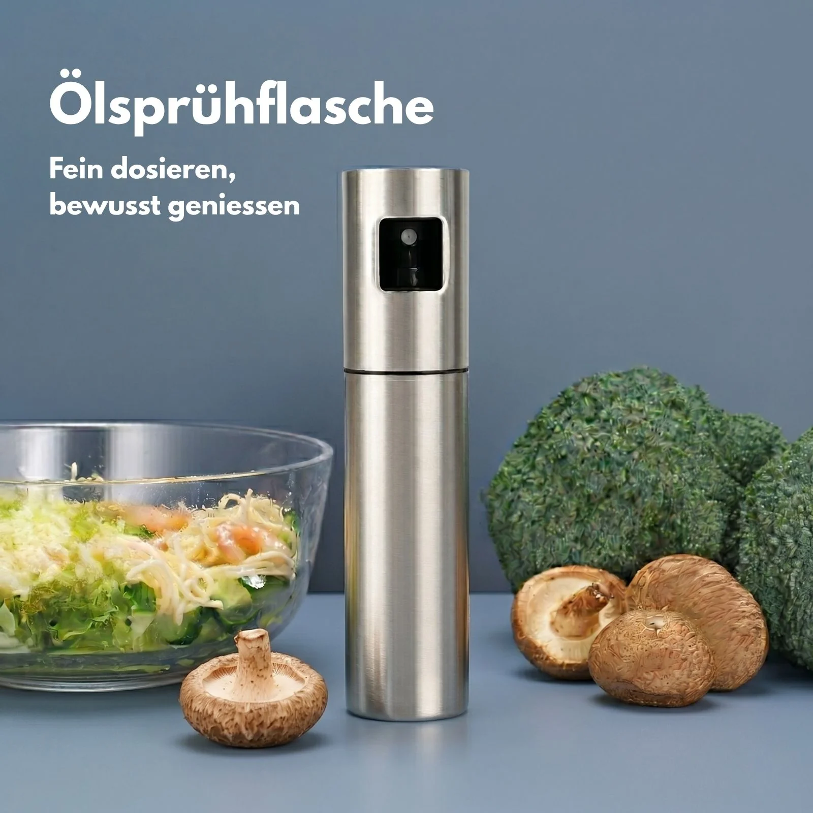 Edelstahl-Ölsprühflasche Essig-Sprüher Ölspender Ölzerstäuber - Image 2
