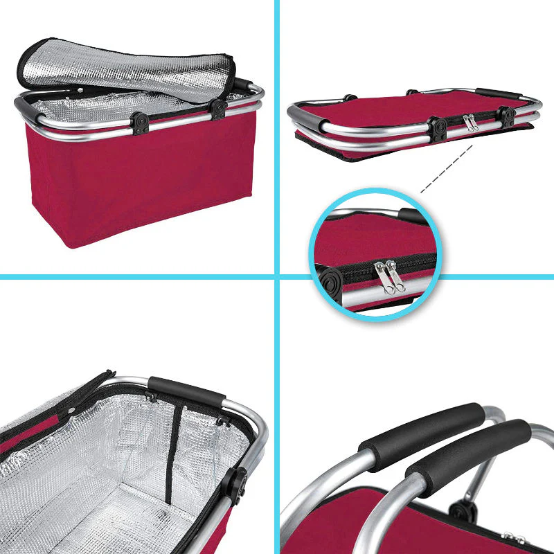 Einkaufskorb Tragekorb Kühlkorb Carrybag Kühltasche Picknickkorb - Image 3