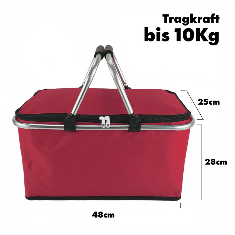 Einkaufskorb Tragekorb Kühlkorb Carrybag Kühltasche Picknickkorb - Image 5