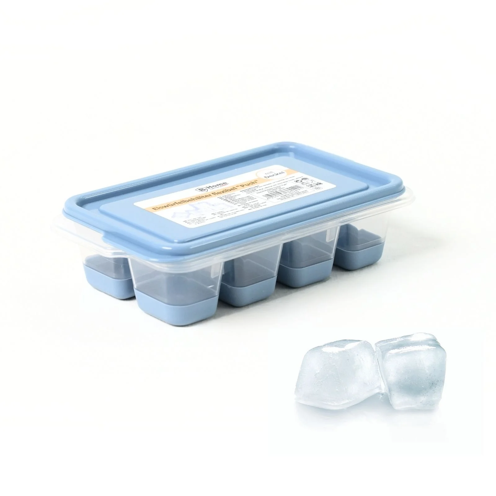 Eiswürfelbehälter mit Deckel Eiswürfelschale Eiswürfelform - Image 2