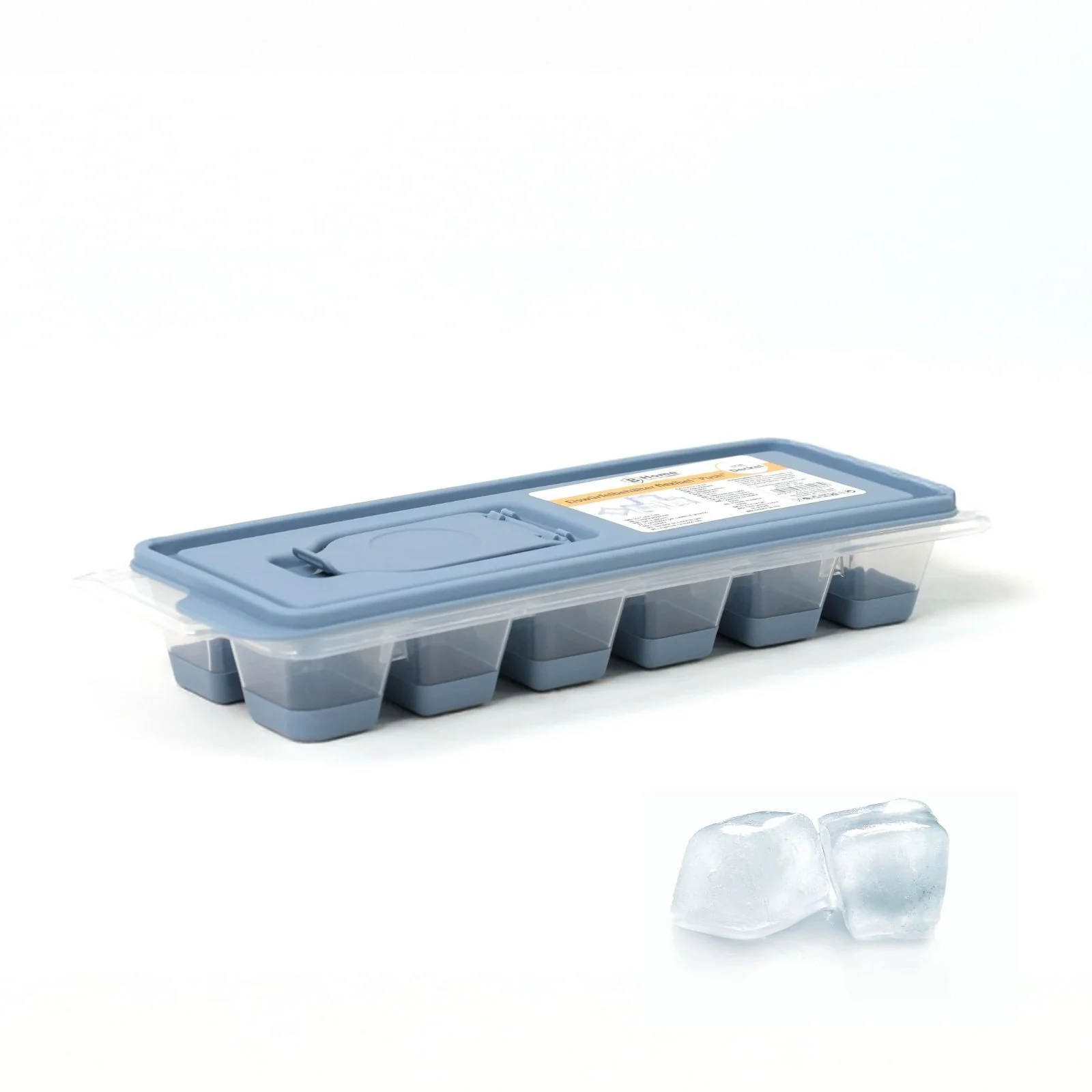 Eiswürfelform mit Deckel und Eingiesshilfe Eiswürfelbehälter - Image 2