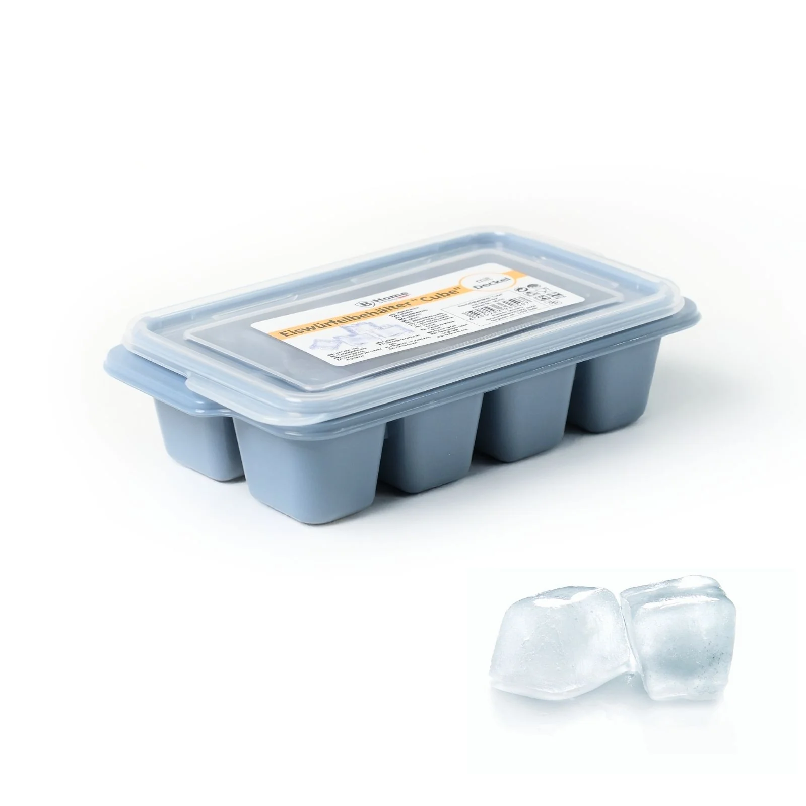 Eiswürfelschale mit Deckel Eiswürfelbehälter Eiswürfelform - Image 2