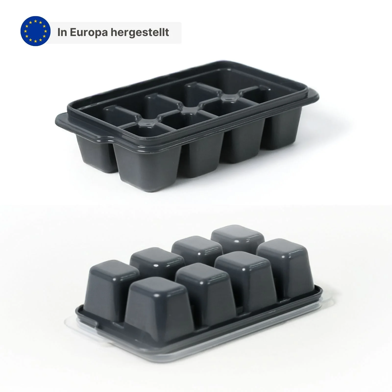 Eiswürfelschale mit Deckel Eiswürfelform Eiswürfelbehälter - Image 3