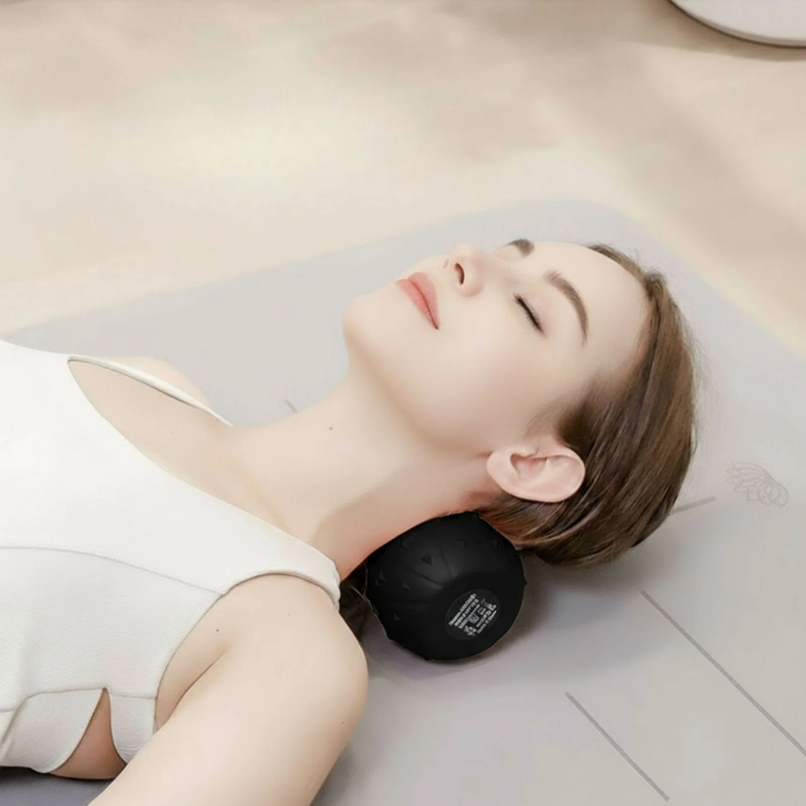 Elektrische Faszienrolle Fitnessrolle Vibrations-Massagerolle Knierolle - Image 4