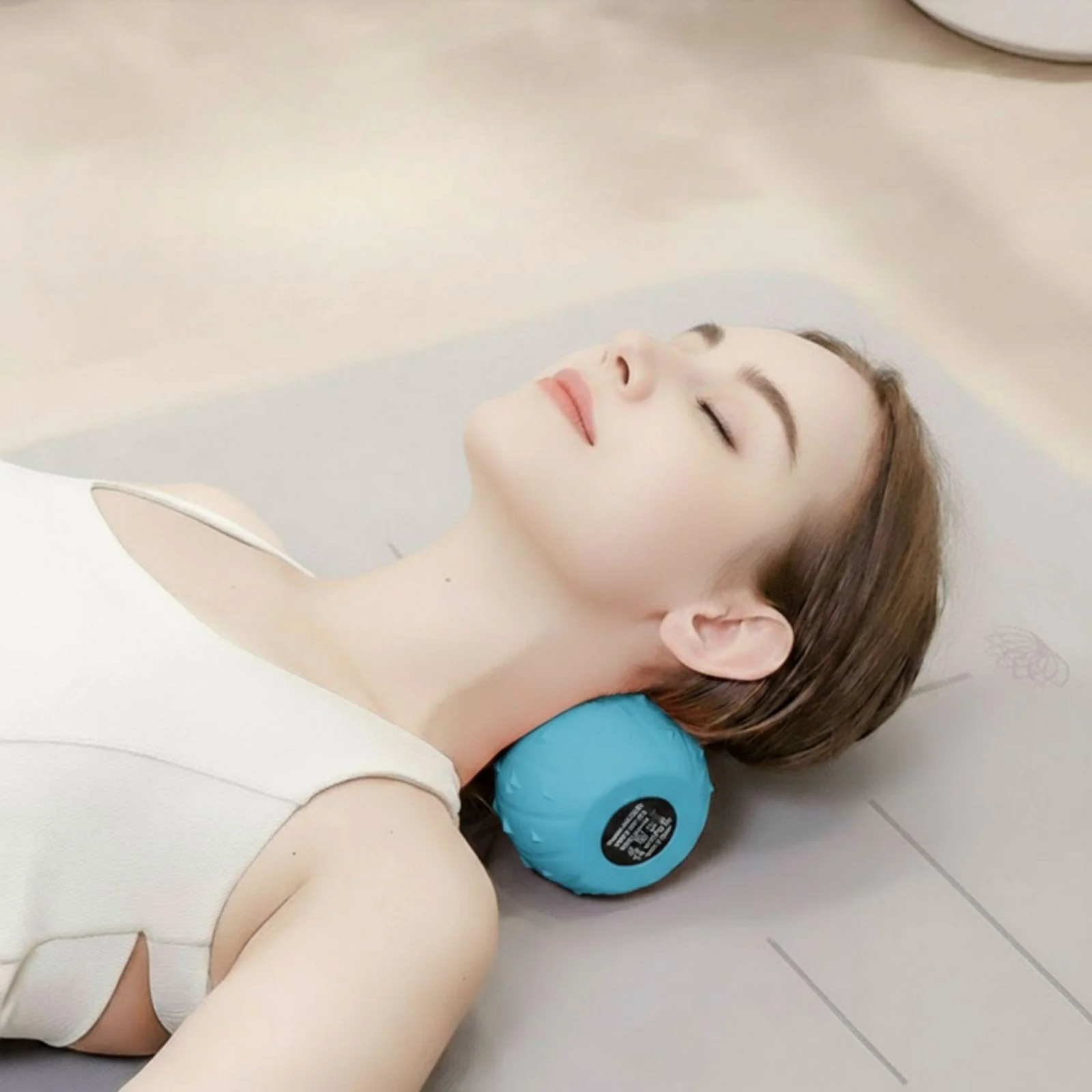 Elektrische Faszienrolle Vibrations-Massagerolle Fitnessrolle Knierolle - Image 4