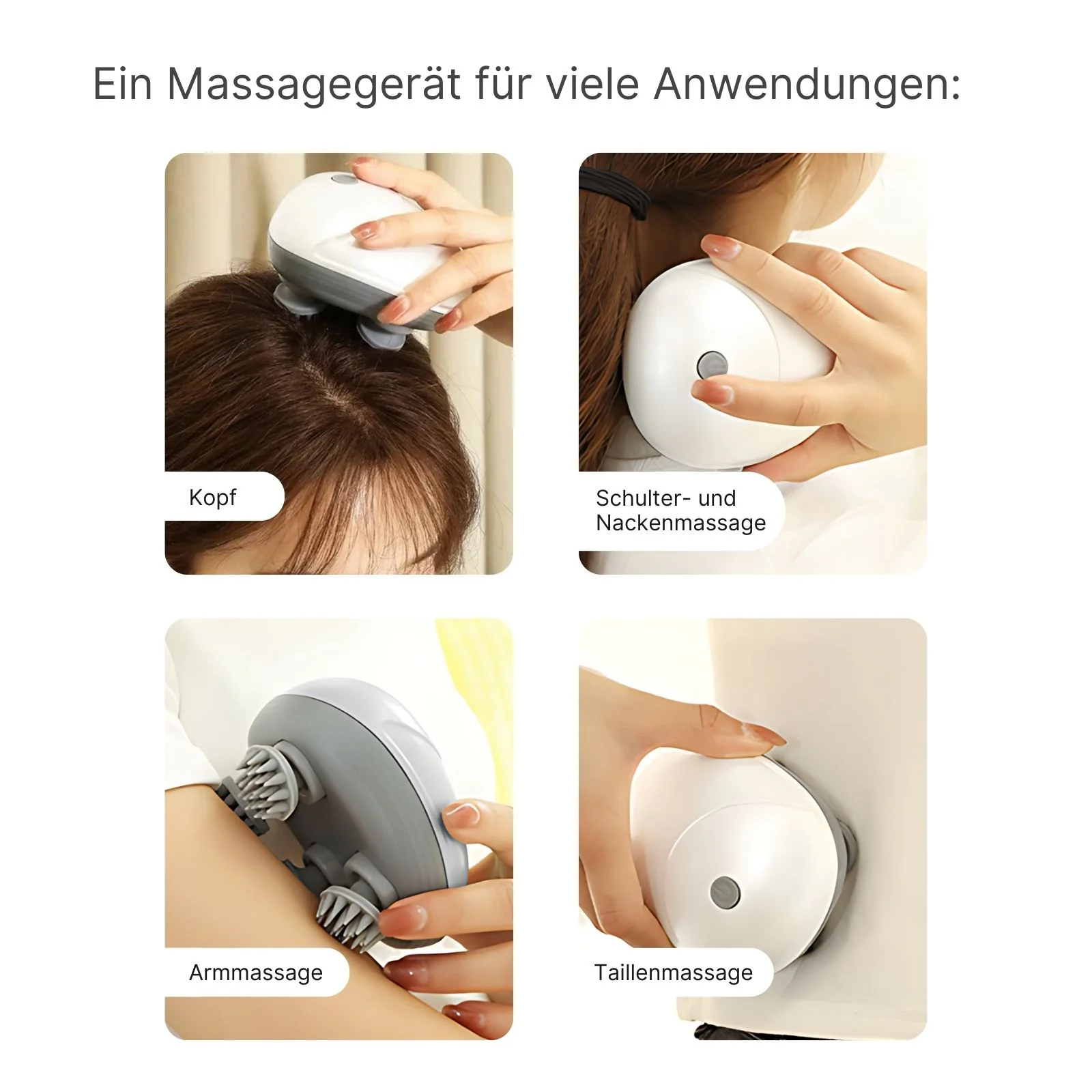 Elektrisches Massagegerät für Kopf Schultern Nacken Körper - Image 2