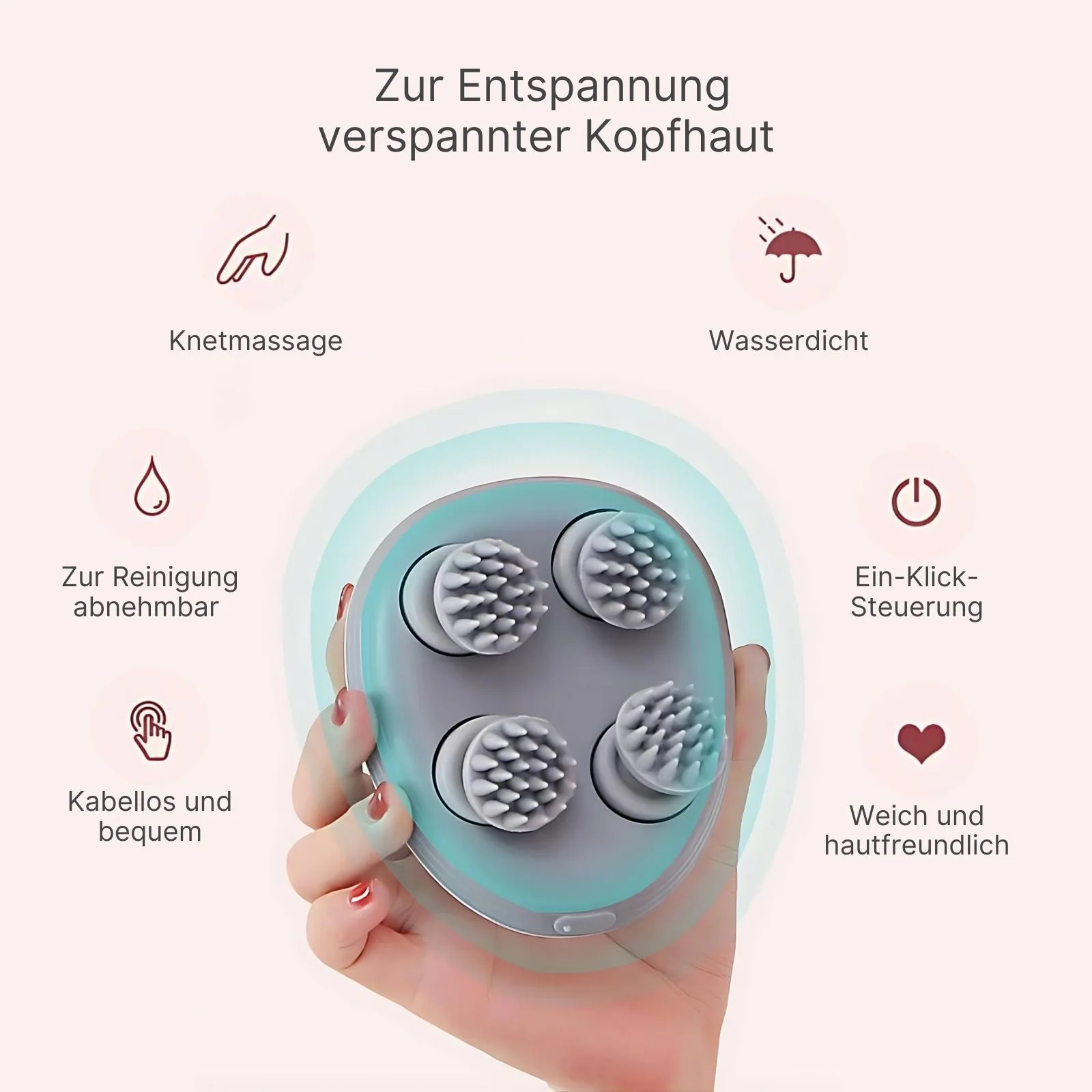 Elektrisches Massagegerät für Kopf Schultern Nacken Körper - Image 8