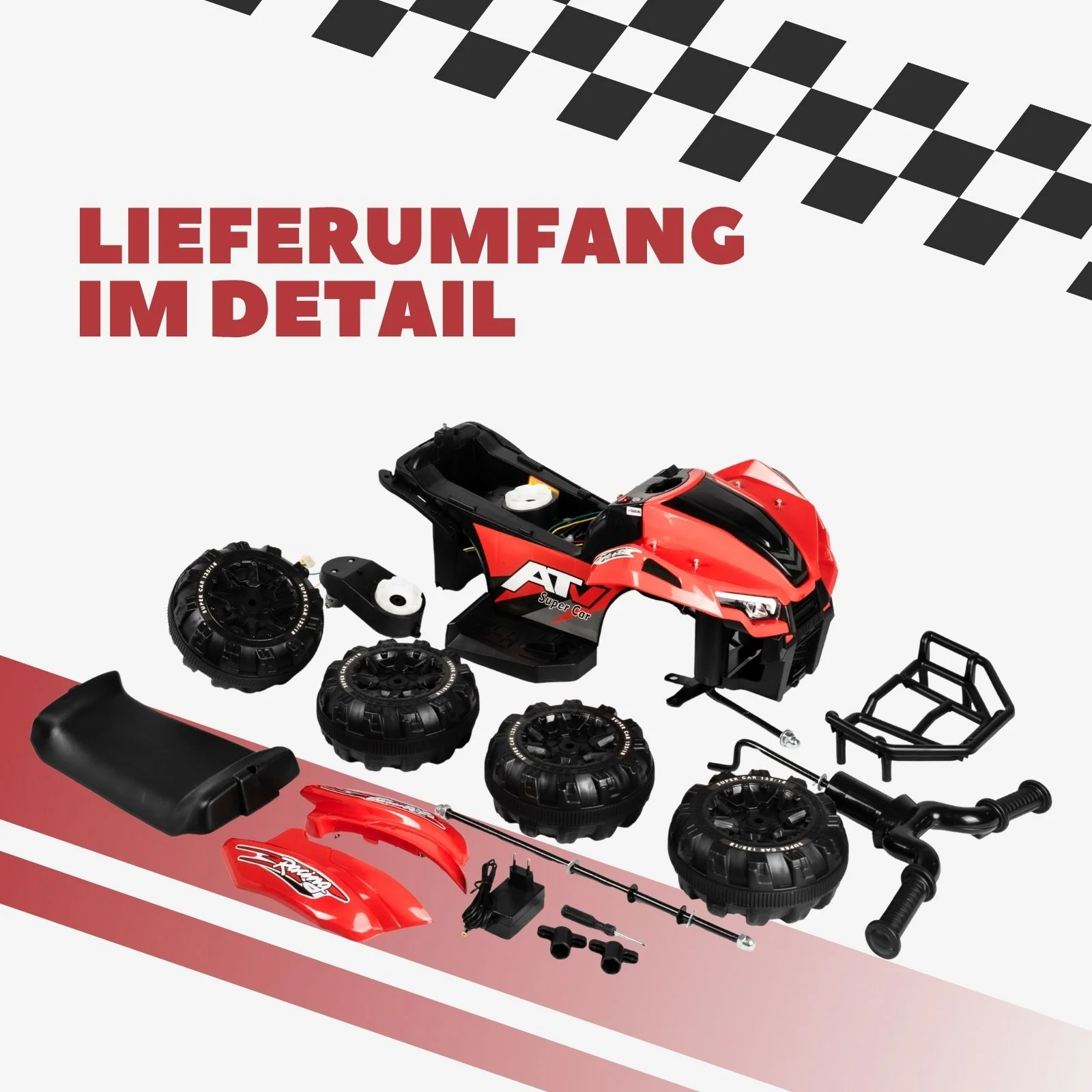 Elektro-Quad für Kinder Kinderfahrzeug Elektrofahrzeug Spielzeug ATV - Image 6