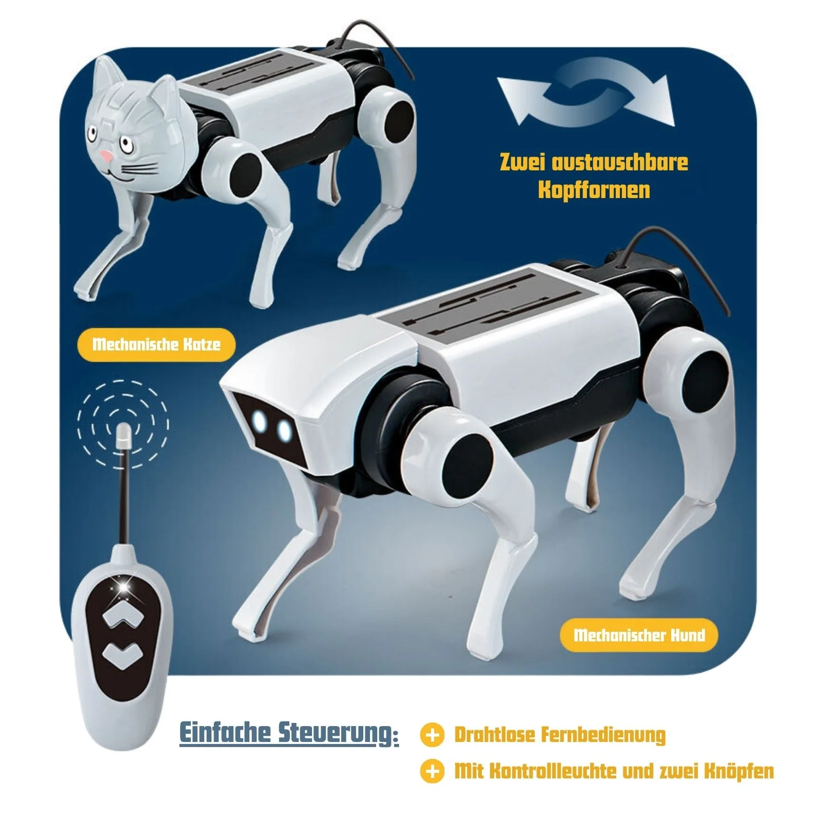 Ferngesteuerter Roboterhund Elektrisches Kinderspielzeug Roboter-Spielzeug - Image 2