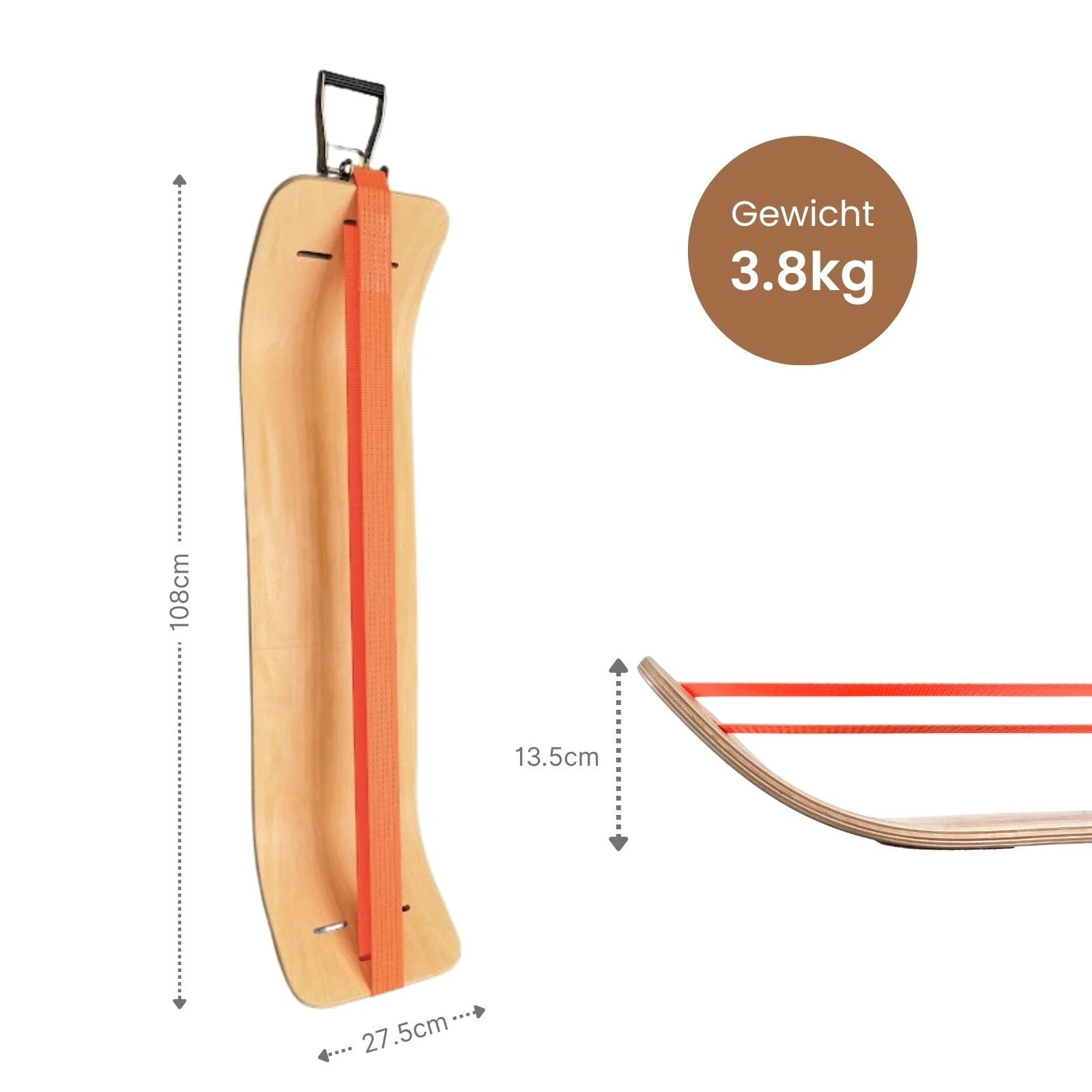 Fitness-Balanceboard mit Slackline Fitnessbrett Balancebrett - Image 7