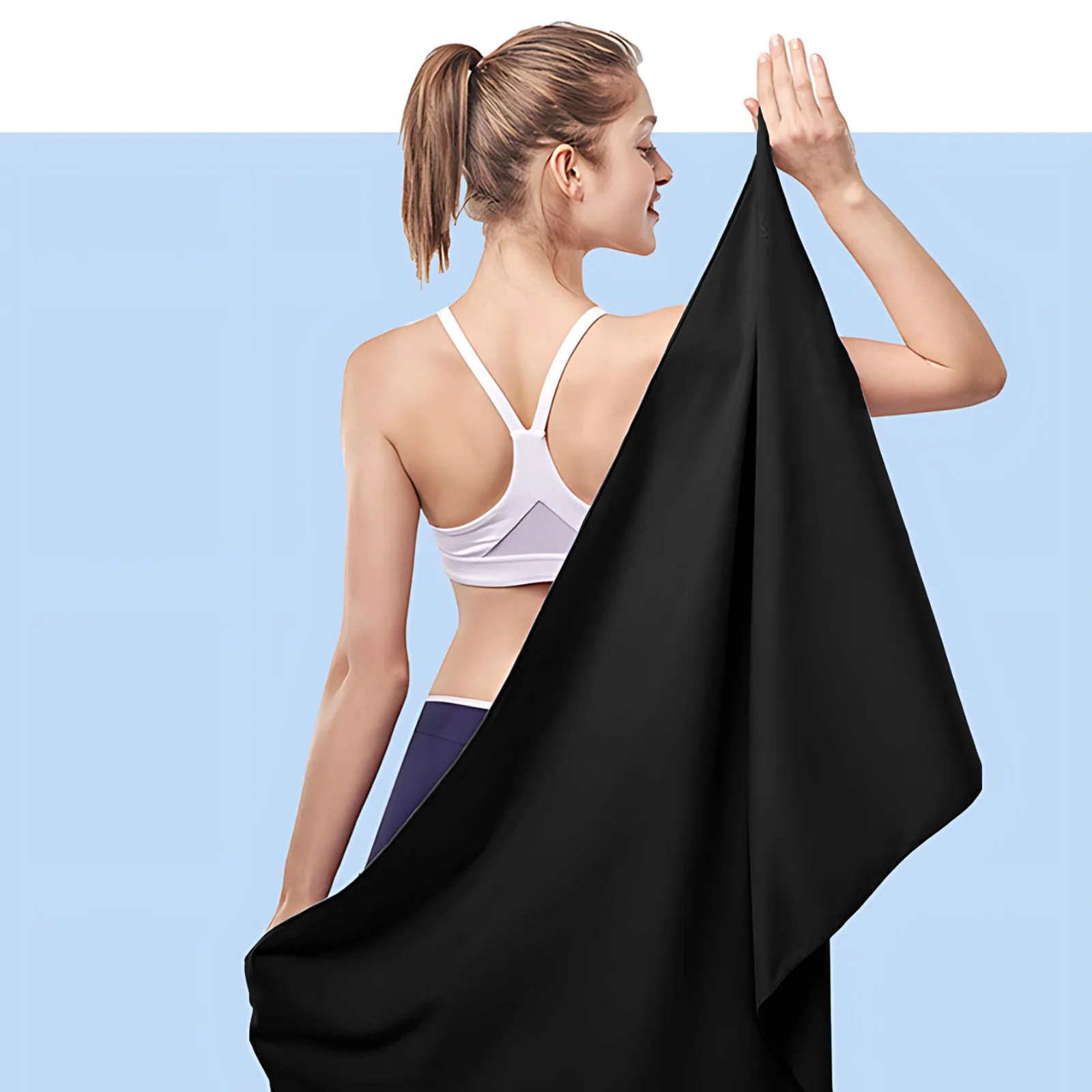 Fitnesshandtuch Badetuch Strandtuch Mikrofaser-Sporthandtuch - Image 6