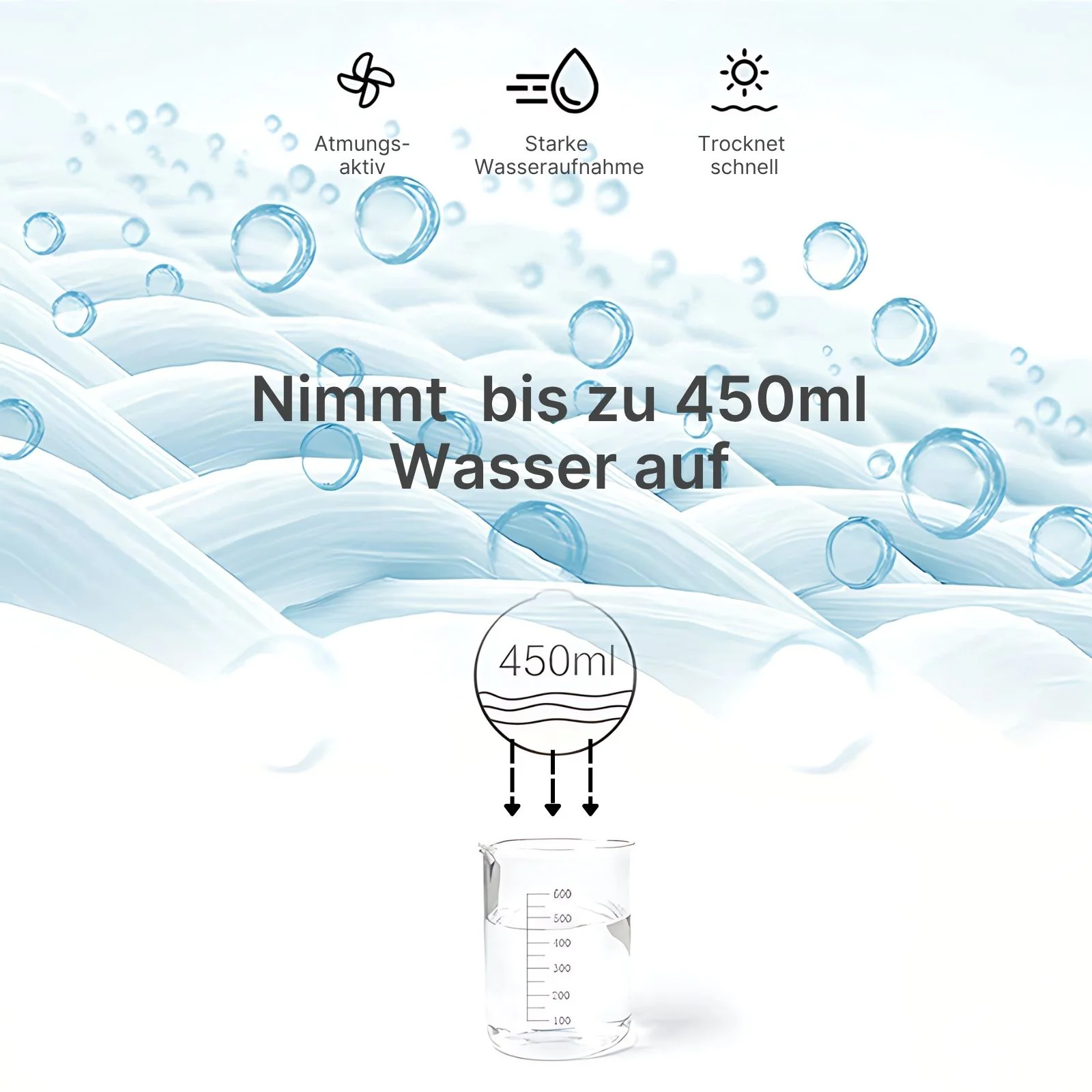 Fitnesshandtuch Mikrofaser-Sporthandtuch Badetuch Strandtuch - Image 4