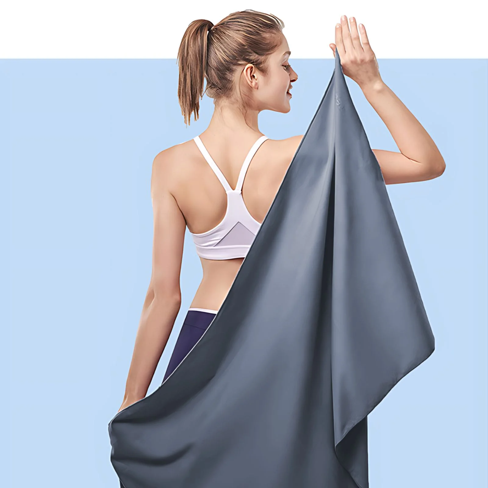 Fitnesshandtuch Mikrofaser-Sporthandtuch Badetuch Strandtuch - Image 6