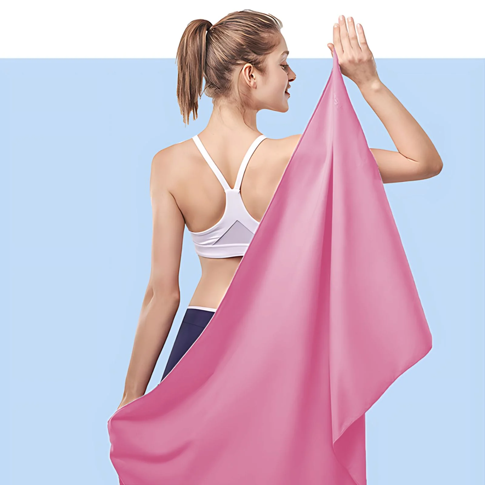 Fitnesshandtuch Strandtuch Badetuch Mikrofaser-Sporthandtuch - Image 6