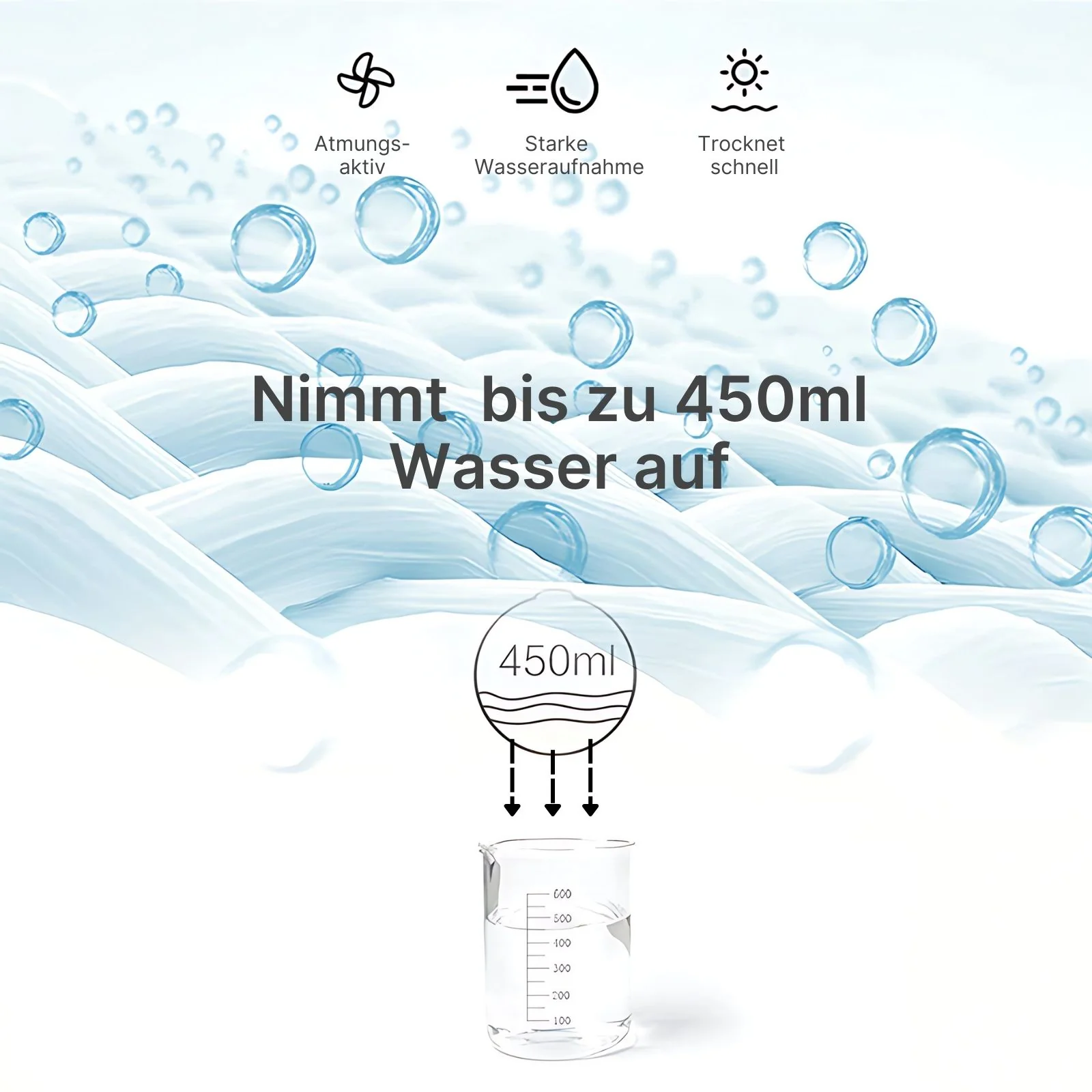 Fitnesshandtuch Strandtuch Mikrofaser-Sporthandtuch Badetuch - Image 4